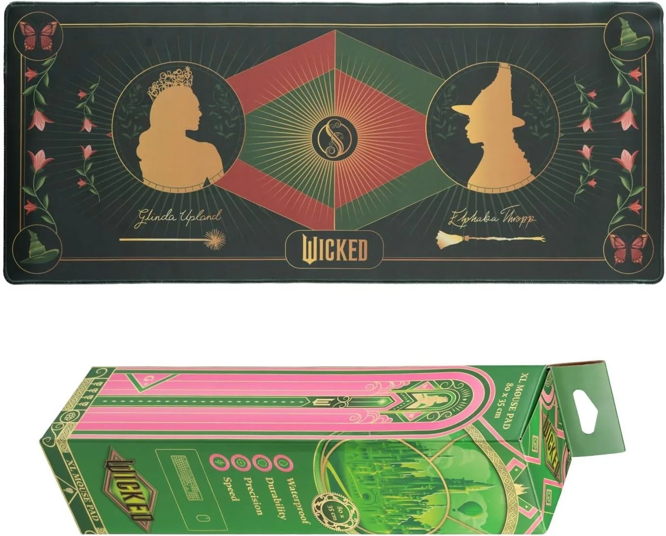 XXL Mouse Pad WICKED | Gaming Desk Mat 31.5 x 13.8 inches Non-Slip Mat, изображение 3