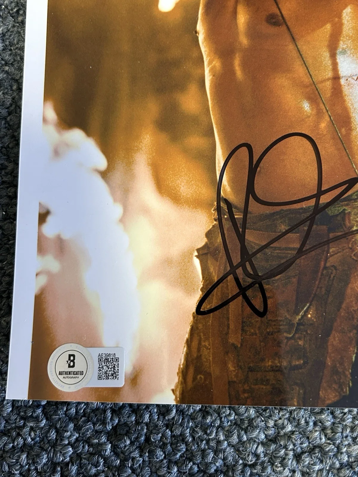 Dwayne Johnson The Rock Signed 8x10 Photo Autographed Auto BAS The Scorpion King, изображение 3
