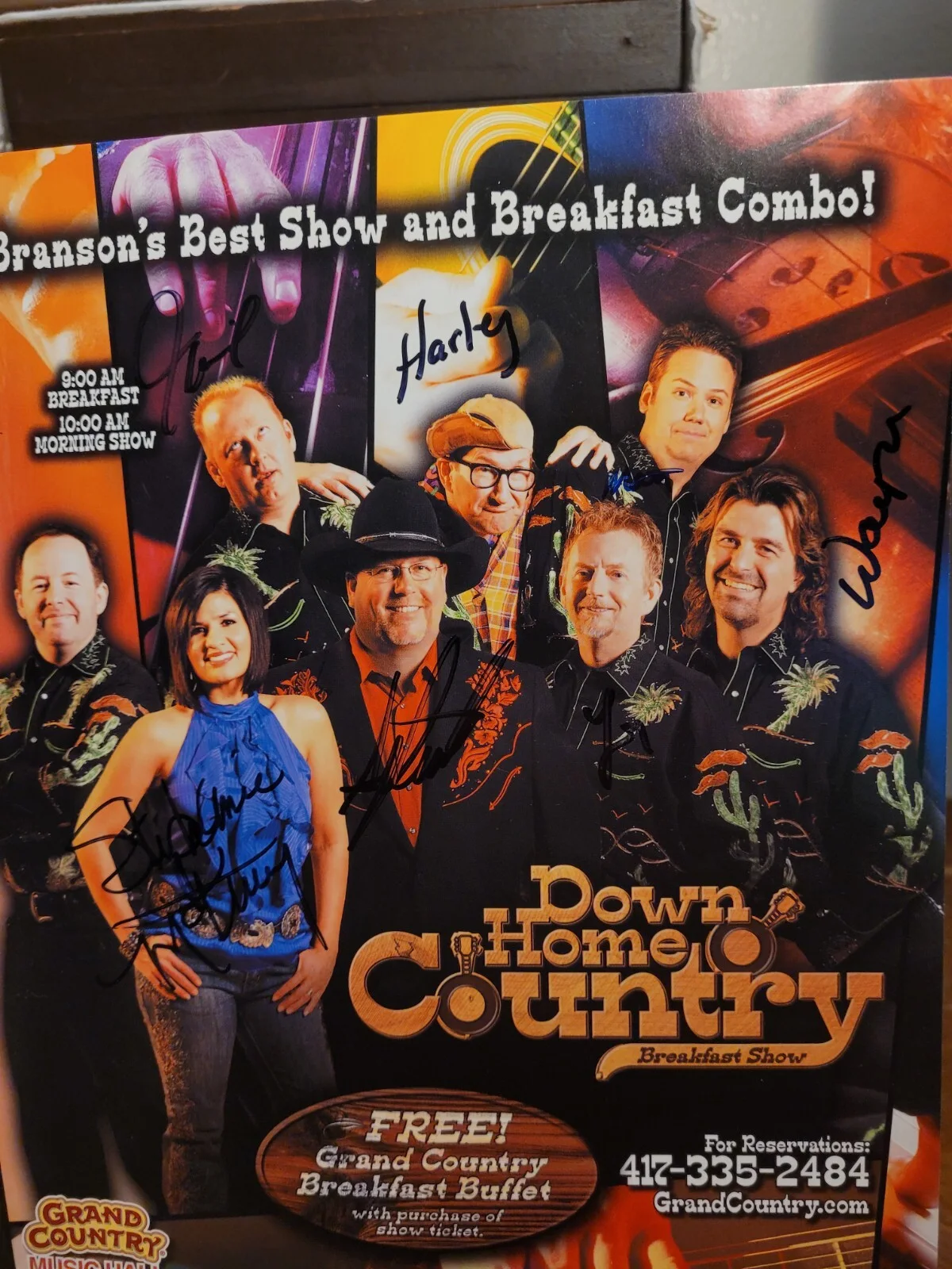 Branson's Country Music Signed Autograph, image 2