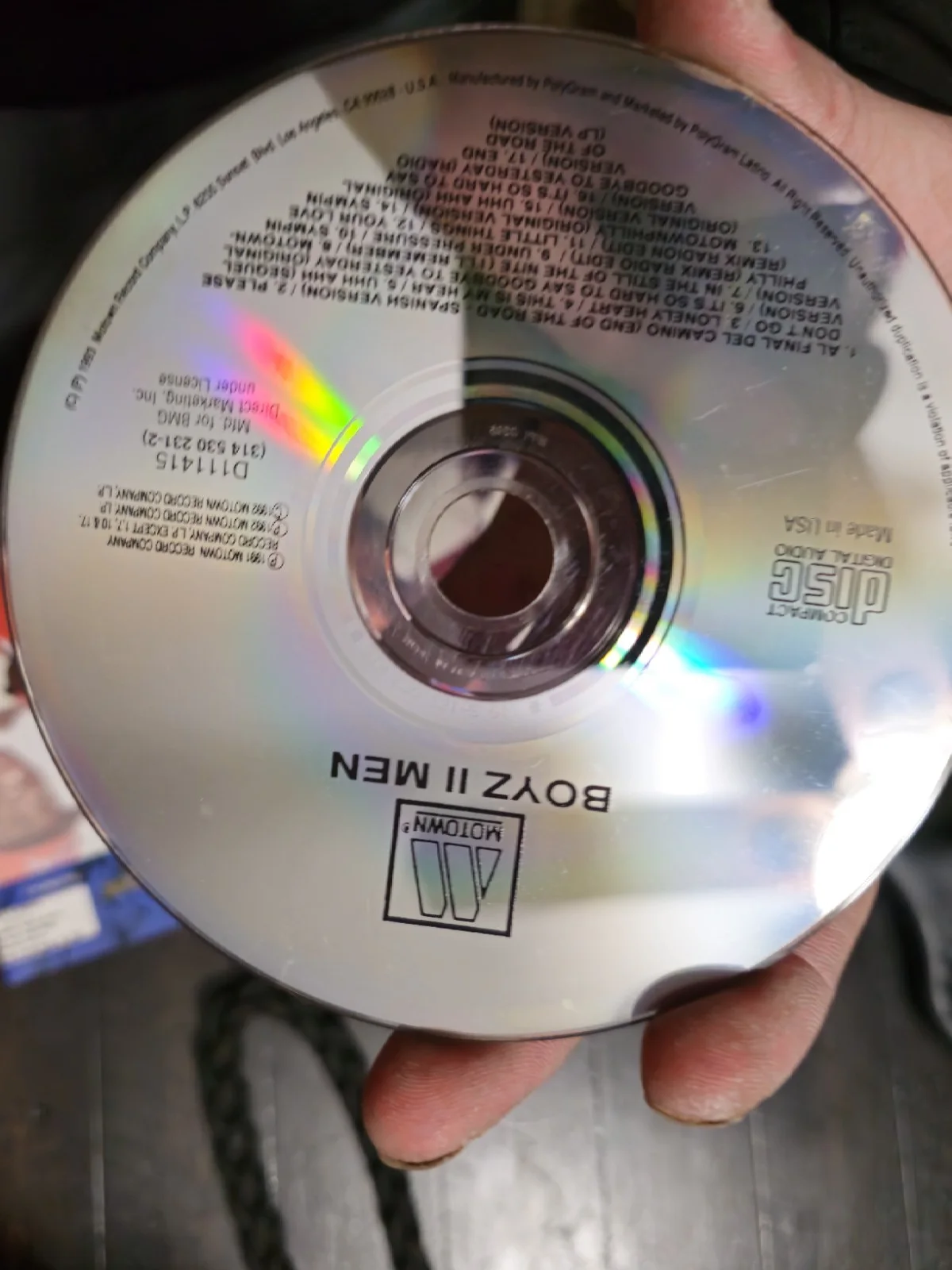 Autographed Boys 2 Men CD, image 3