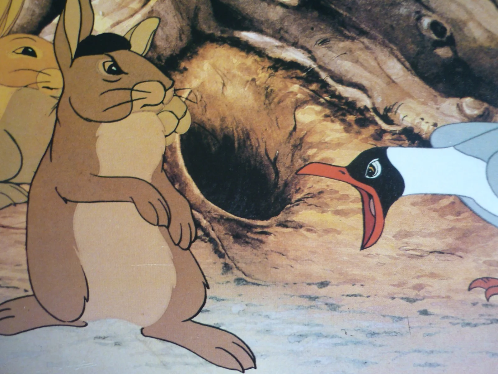 Watership Down framed a4 Richard Adams 1978 Movie scenes rabbits seagull tree, image 2