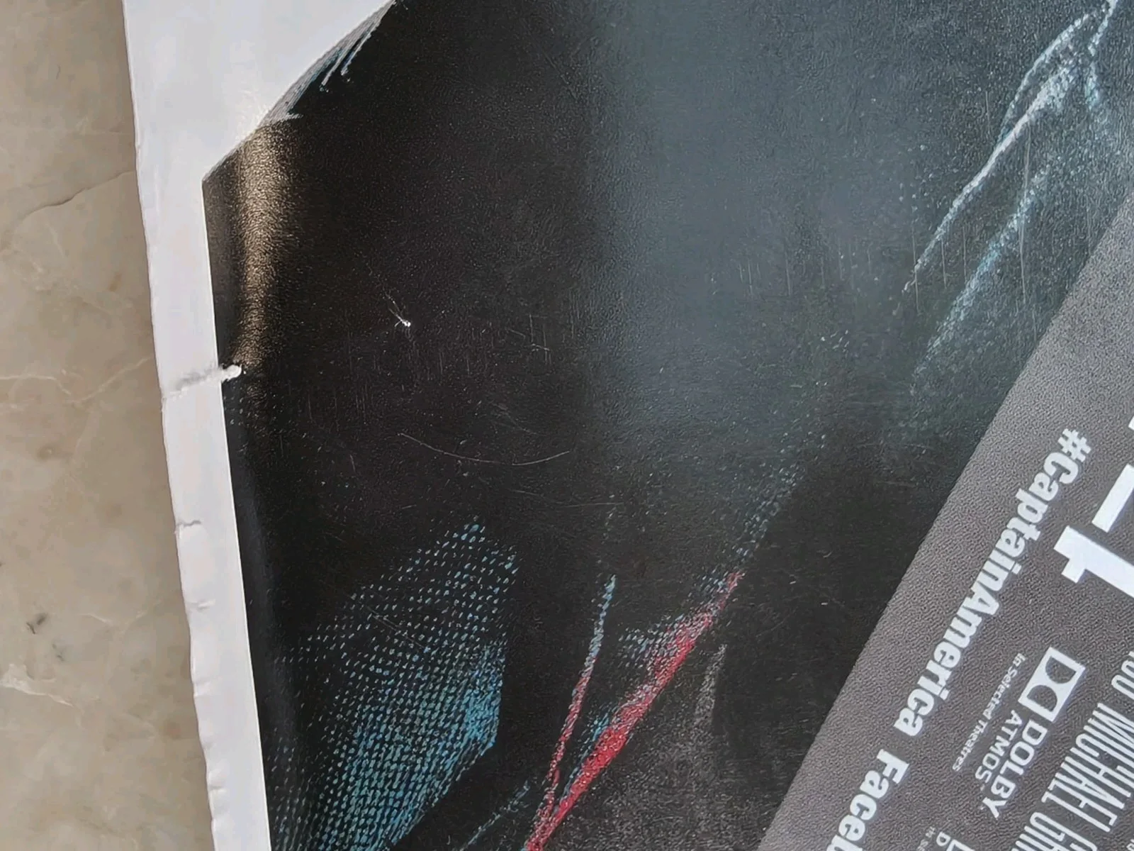 Captain America The Winter Soldier Original IMAX Promo Movie POSTER 13"X19" 2014, изображение 4
