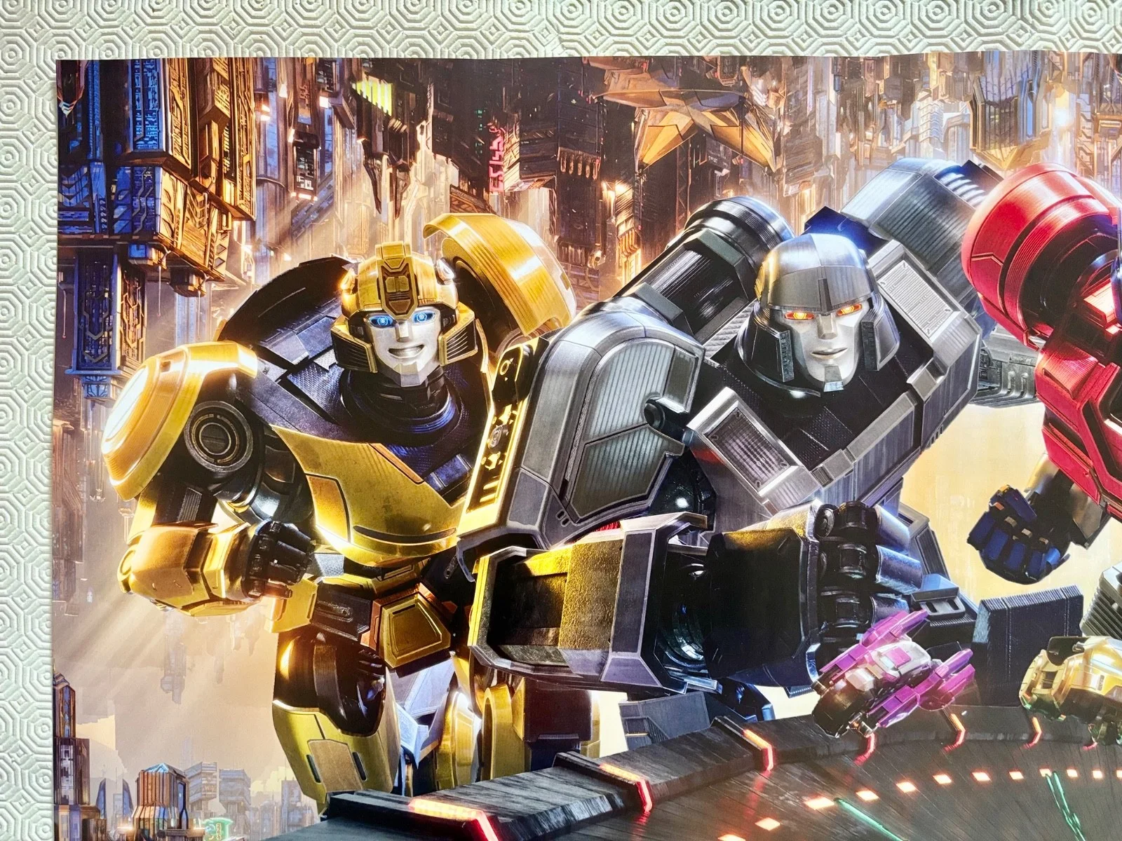 Transformers One Original Double Sided 2024 Quad Poster Chris Hemsworth, image 5