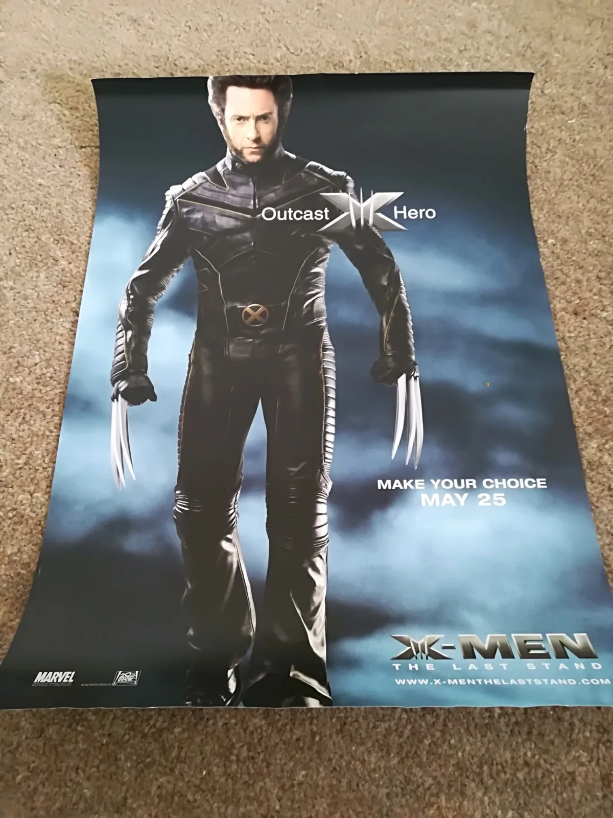 X MEN ORIGINAL MINI POSTER SET OF 7-WOLVERINE/PHOENIX/MAGNETO ETC. 2006 GENUINE, image 2