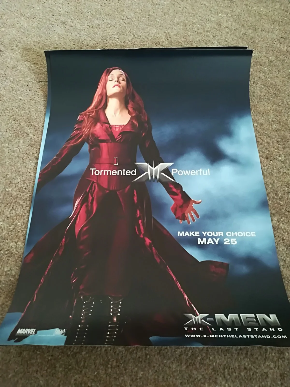 X MEN ORIGINAL MINI POSTER SET OF 7-WOLVERINE/PHOENIX/MAGNETO ETC. 2006 GENUINE, image 4