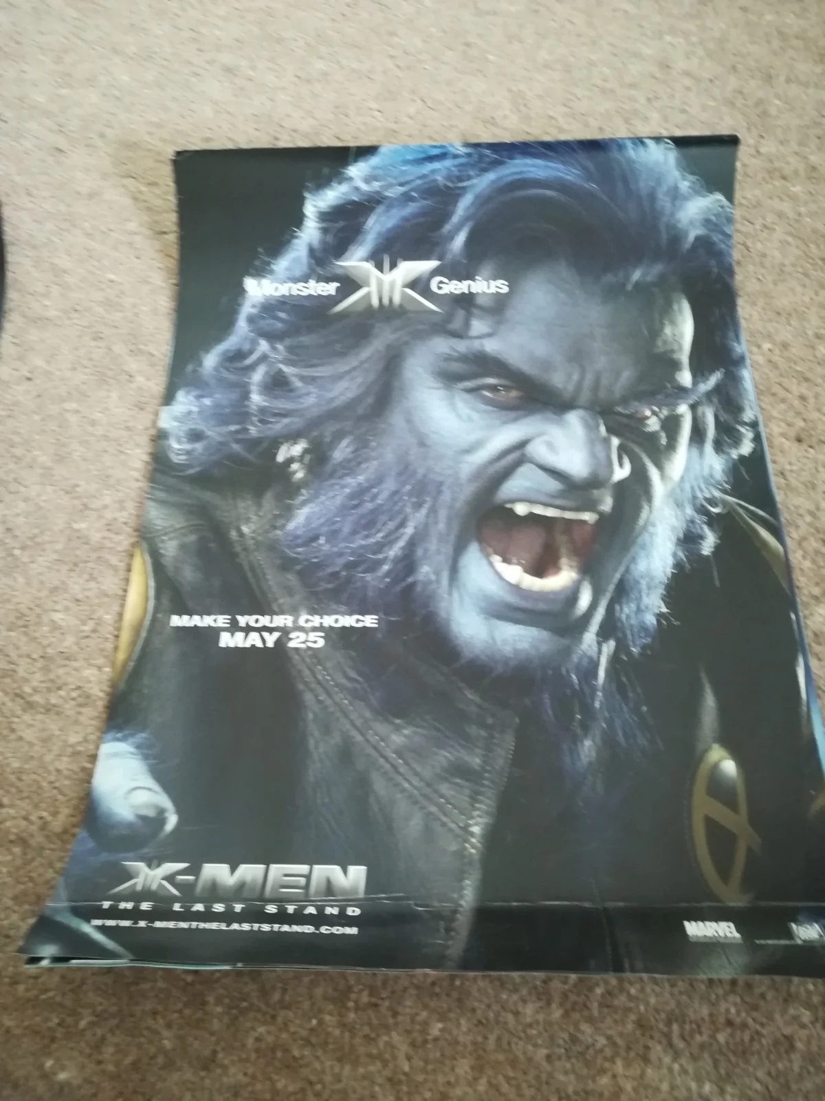 X MEN ORIGINAL MINI POSTER SET OF 7-WOLVERINE/PHOENIX/MAGNETO ETC. 2006 GENUINE, image 5