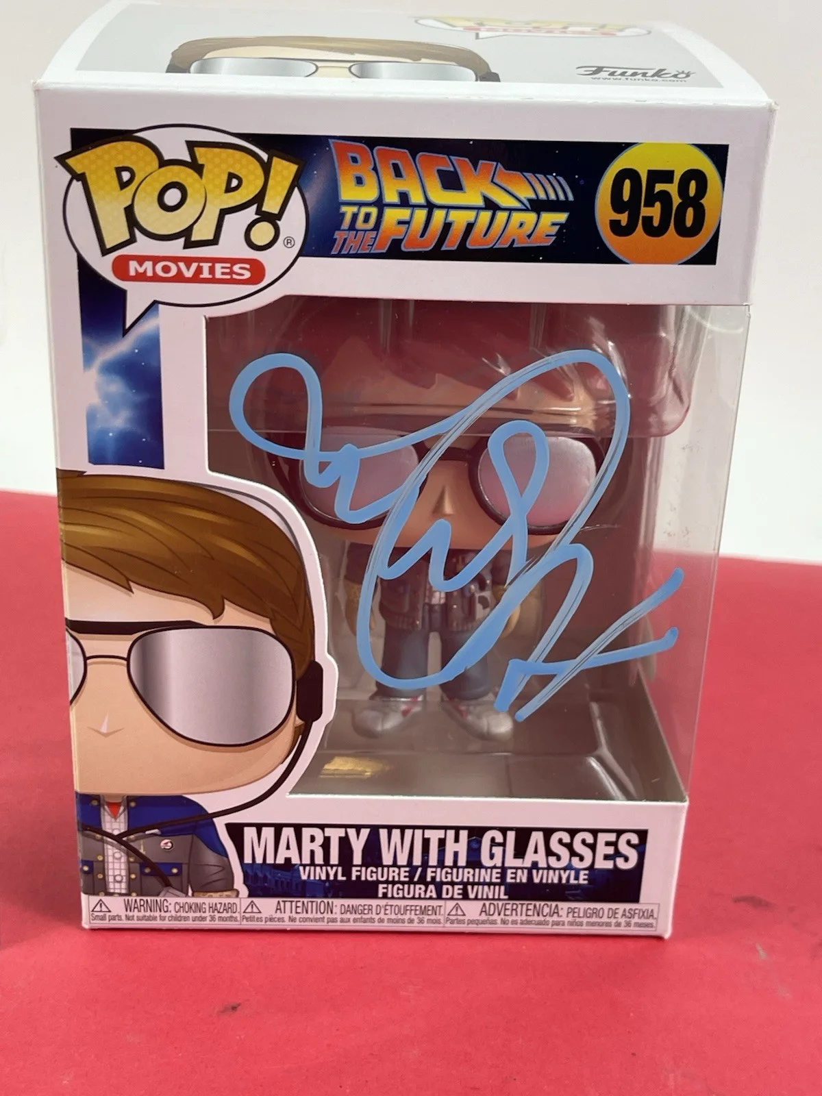 Michael J. Fox — Michael J Fox Marty McFly Signed Back to The Future POP Figure 958 JSA Certified, image 2