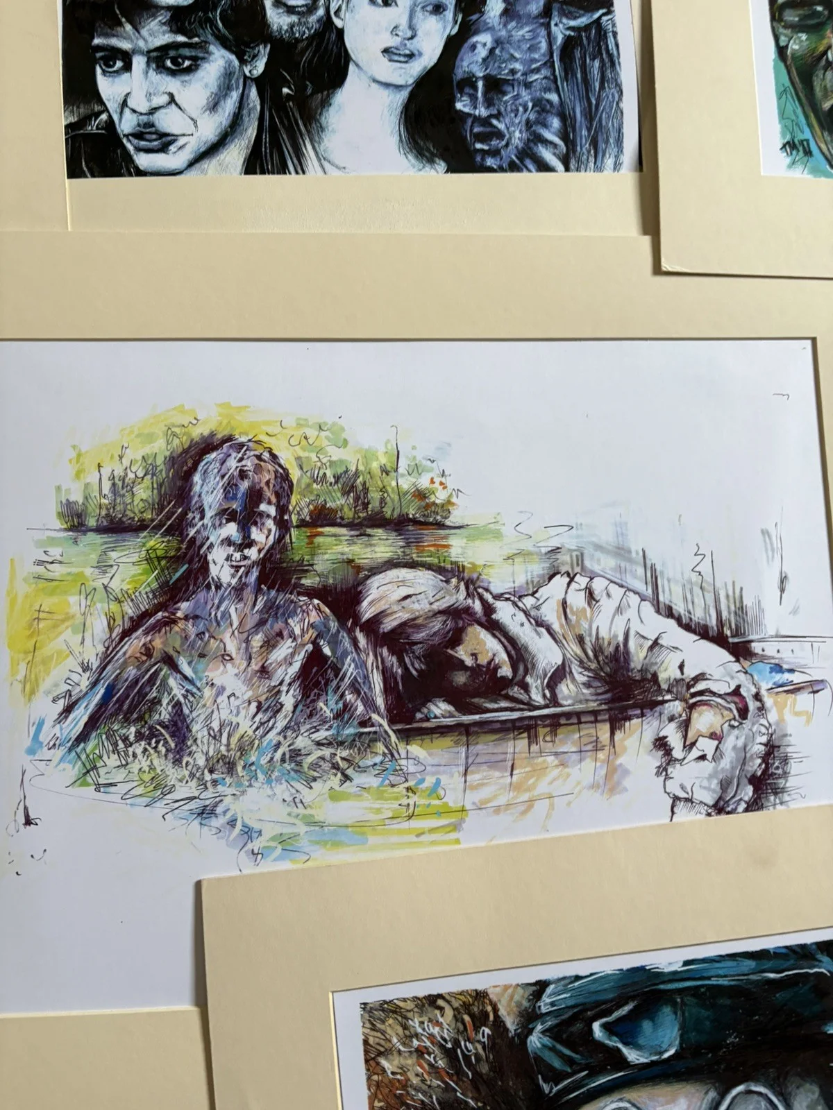 7 horror movie Posters prints From My Original ARTWORK A3 Freddy Wolf creek etc, изображение 2