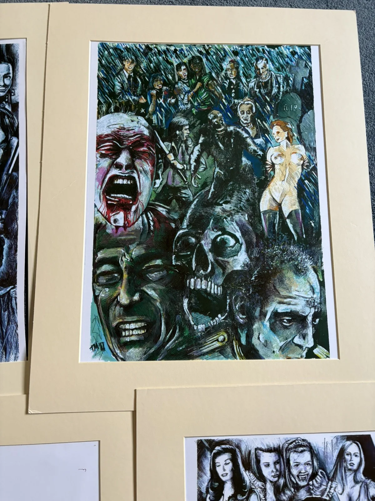 7 horror movie Posters prints From My Original ARTWORK A3 Freddy Wolf creek etc, изображение 5