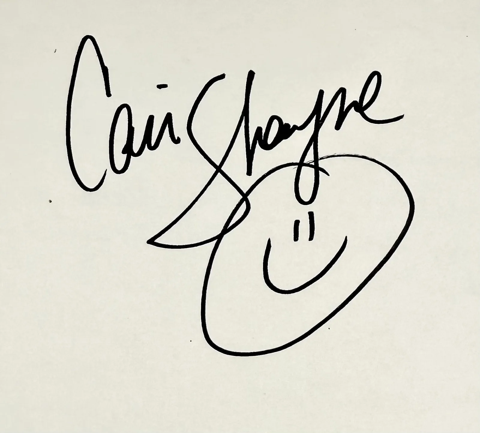 Cari Shayne — CARI SHAYNE Signed Autograph 4x6 INDEX CARD General Hospital STAR TREK: VOYAGER, изображение 5