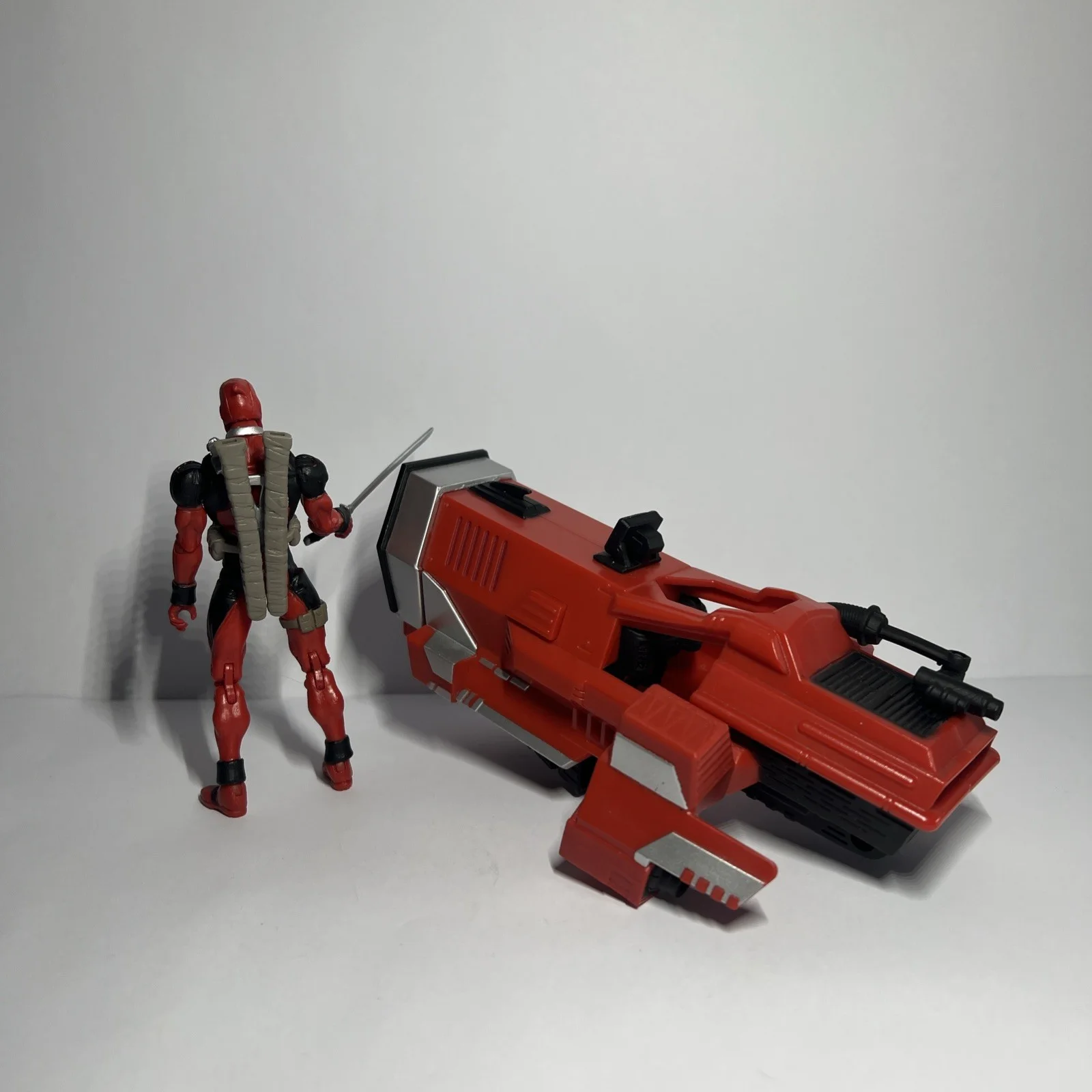 2009 Marvel Deadpool With Missile Cannon X-Men Origins Wolverine RARE Incomplete, изображение 3