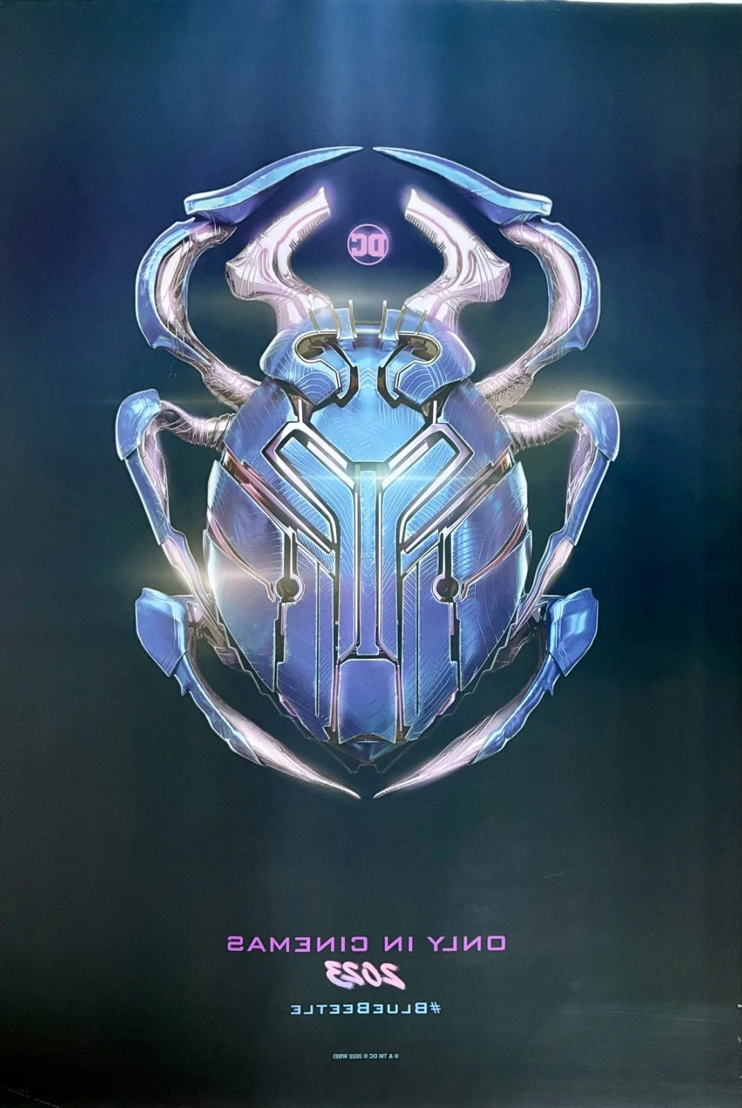 DC Blue Beetle Double Sided One Sheet Poster Xolo Maridueña Bruna Marquezine, изображение 2