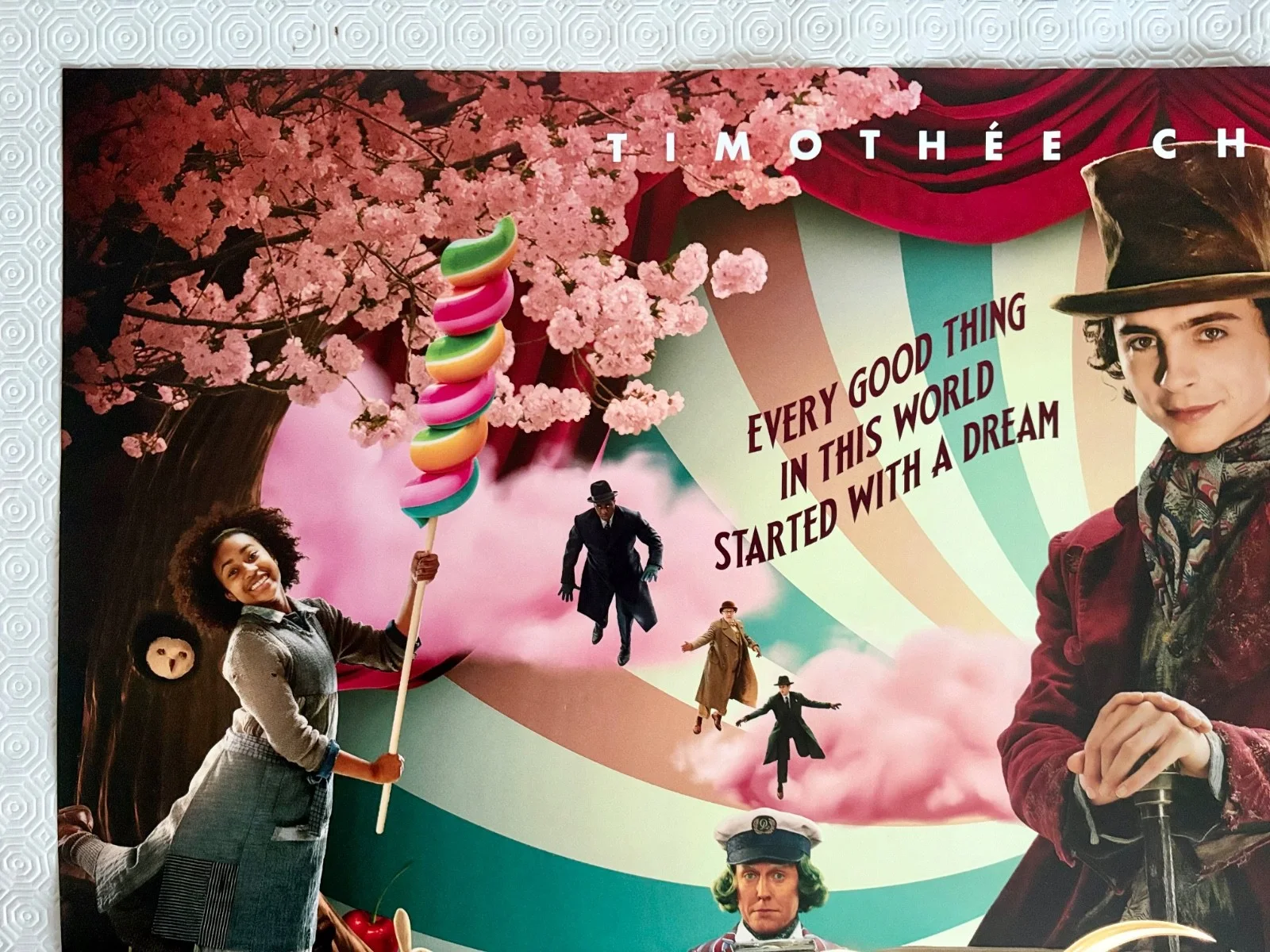 Wonka Original Double Sided 2023 Quad Poster Timothee Chalamet Gustave Die, image 5