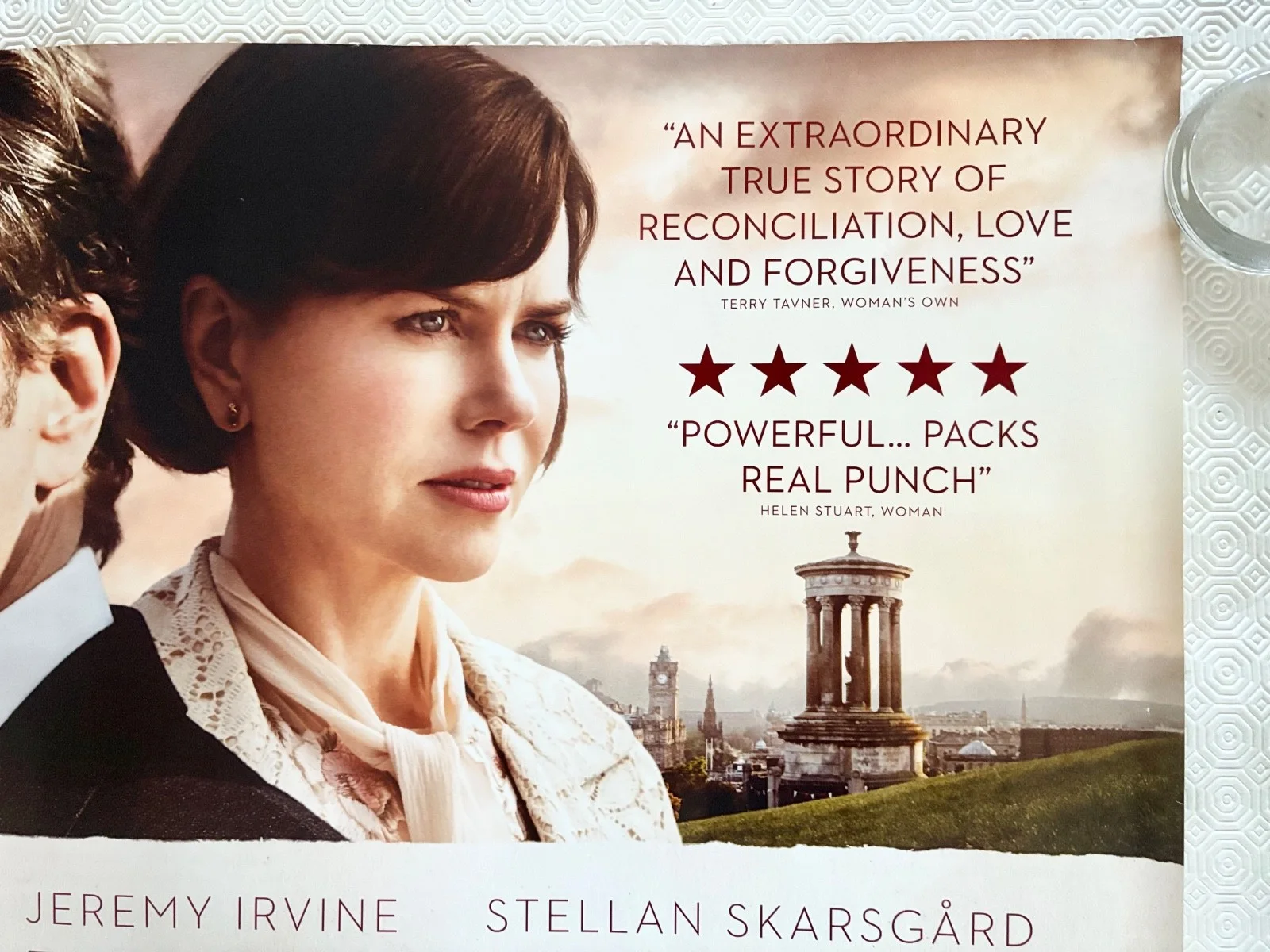 The Railway Man Original Double Sided 2013 Quad Poster Colin Firth Nicole Kidman, image 4