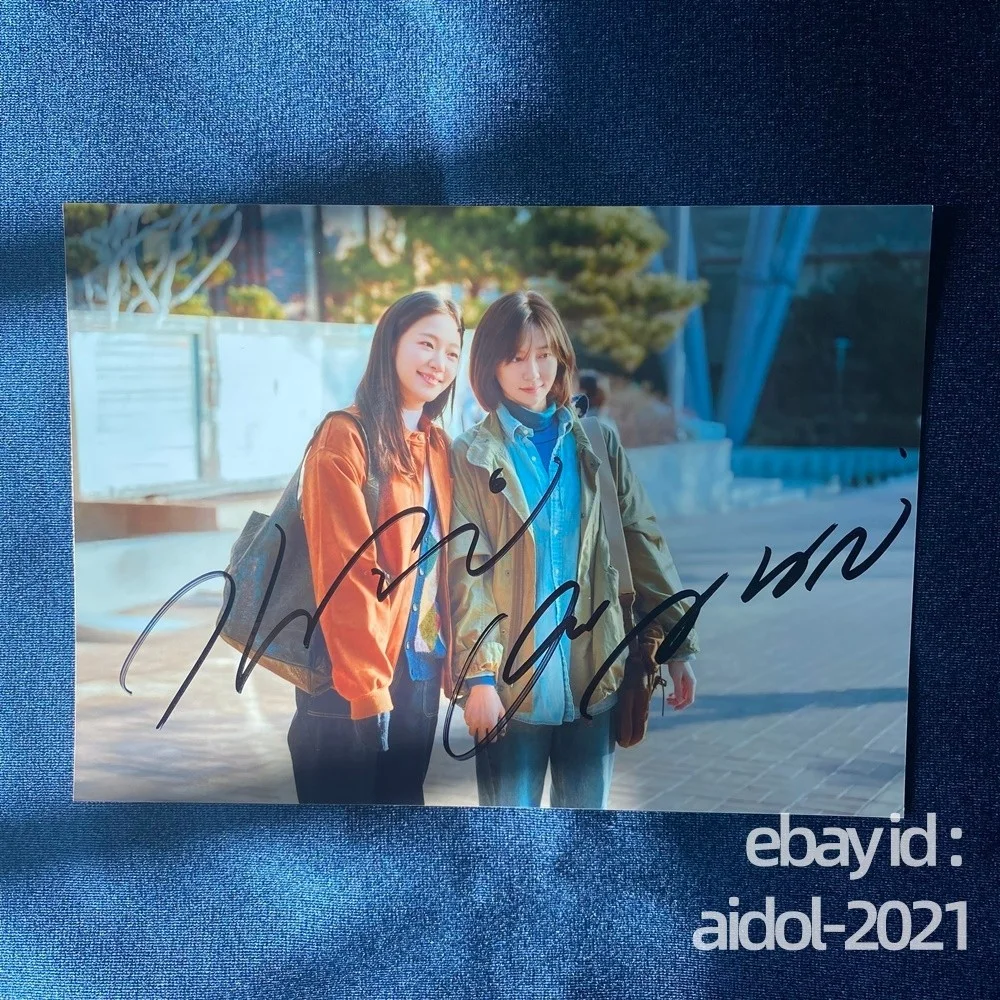 You and Everything Else Kim Go Eun Park Ji Hyun Autographed Group Photo 5*7 2025, изображение 3