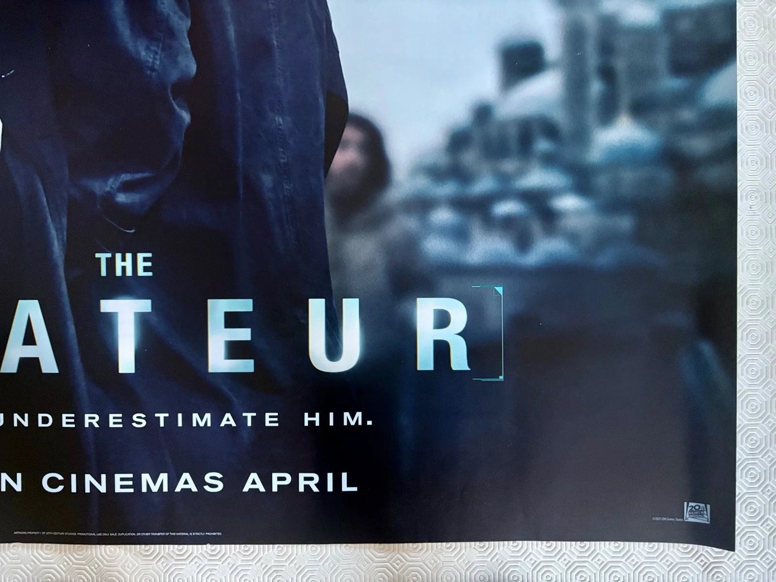 The Amateur Original Double Sided 2025 Quad Poster Rami Malek Rachel Brosnahan, изображение 4