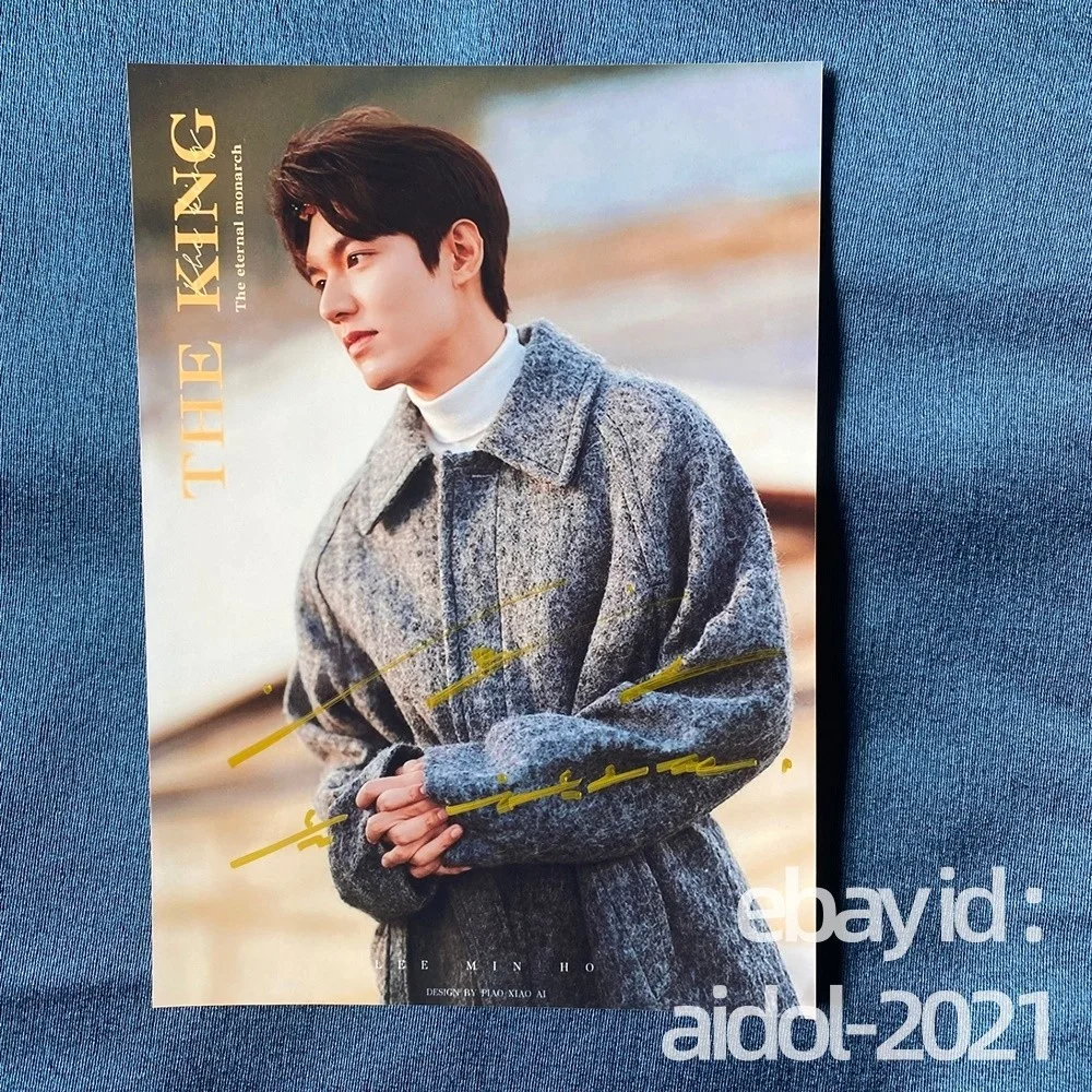 The King: Eternal Monarch Lee MinHo Autographed Signed Photo 5*7 2025, image 2