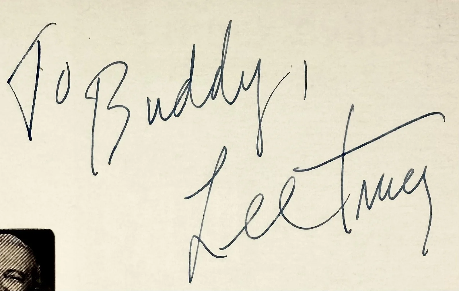 Lee Tracy — LEE TRACY Signed Autographed 4"x 6" INDEX CARD BOMBSHELL The Best Man DOCTOR X, изображение 2