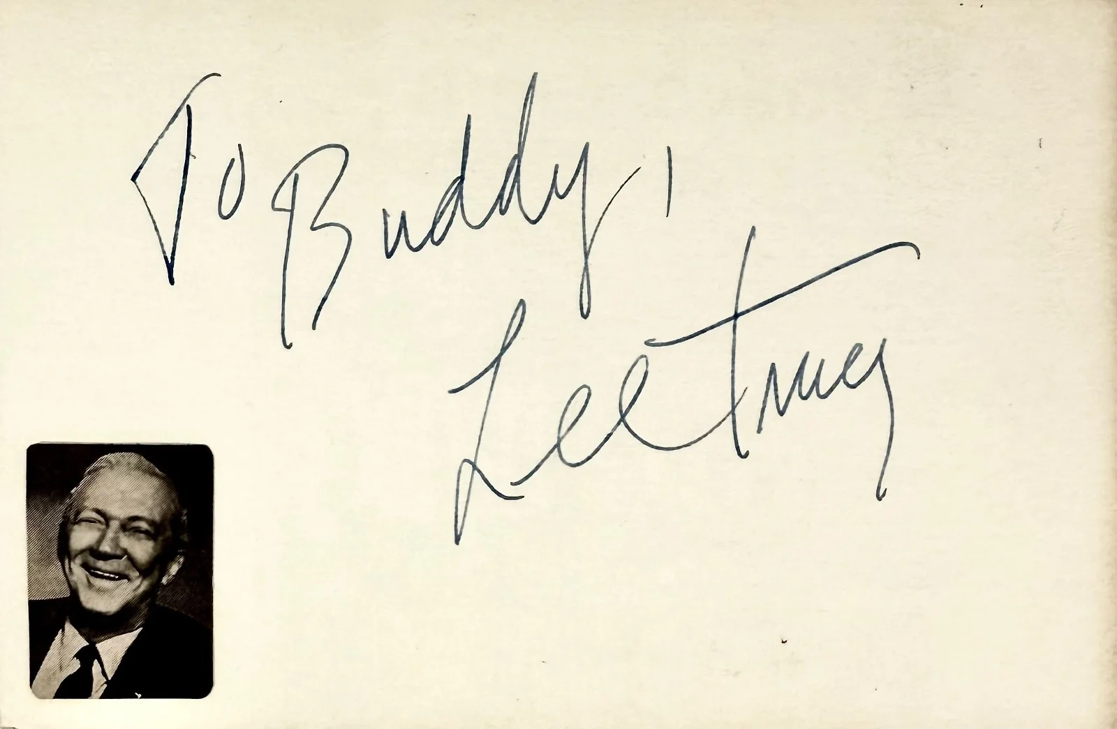 Lee Tracy — LEE TRACY Signed Autographed 4"x 6" INDEX CARD BOMBSHELL The Best Man DOCTOR X, изображение 4