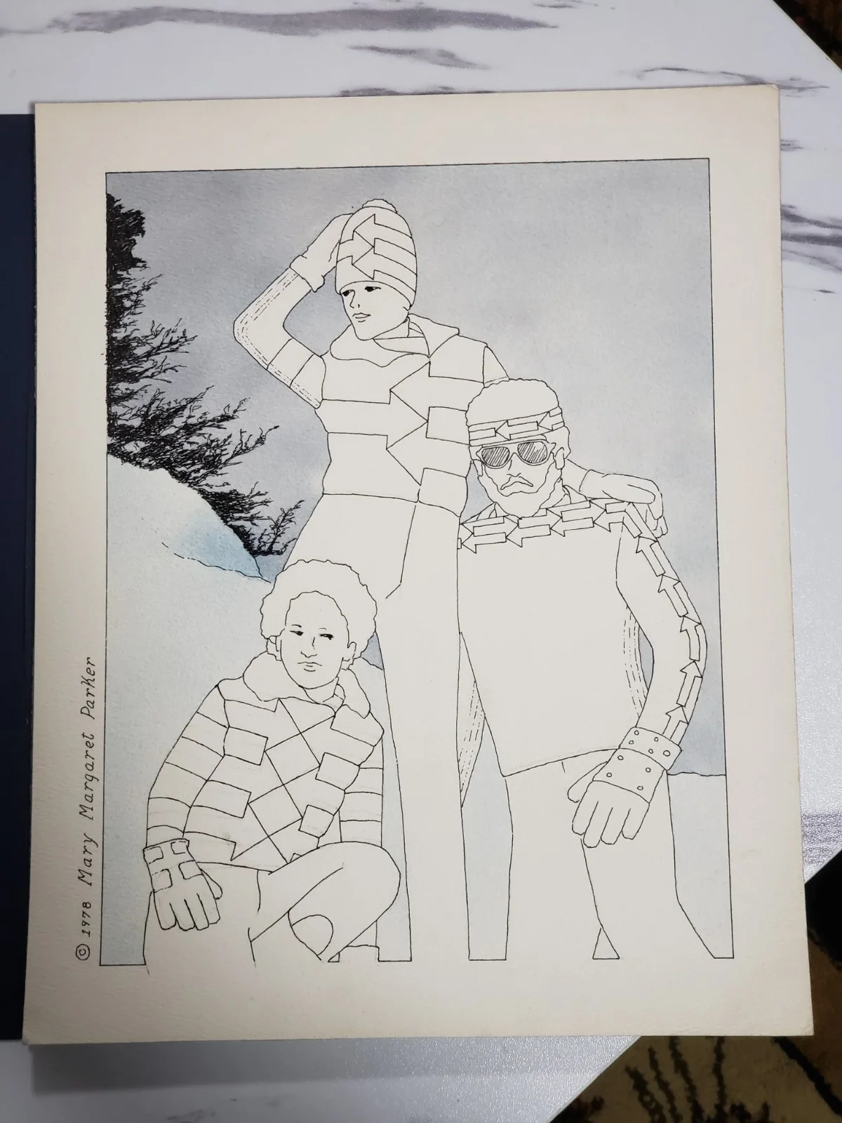 MARY MARGARET PARKER - collection of original sketches and more, изображение 2