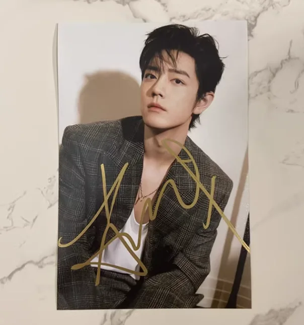 Xiao Zhan Signature photo 6in Star photos, изображение 2