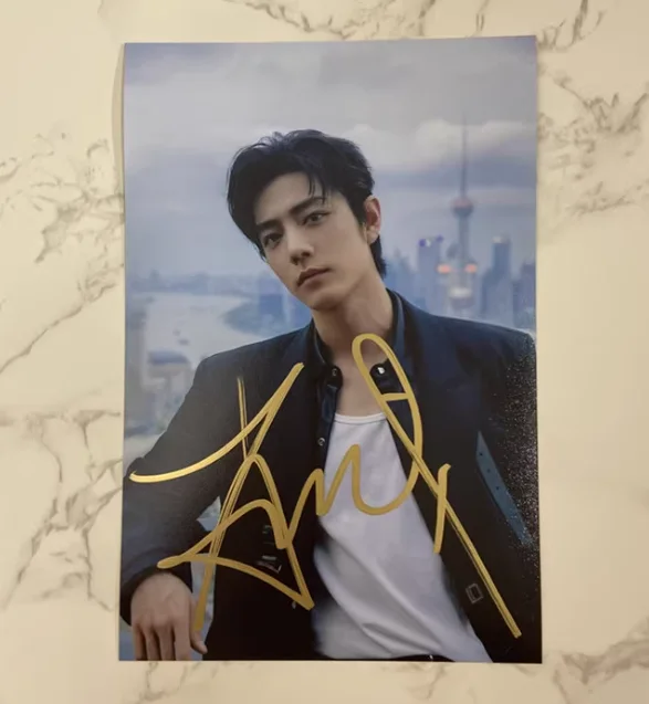 Xiao Zhan Signature photo 6in Star photos, изображение 3