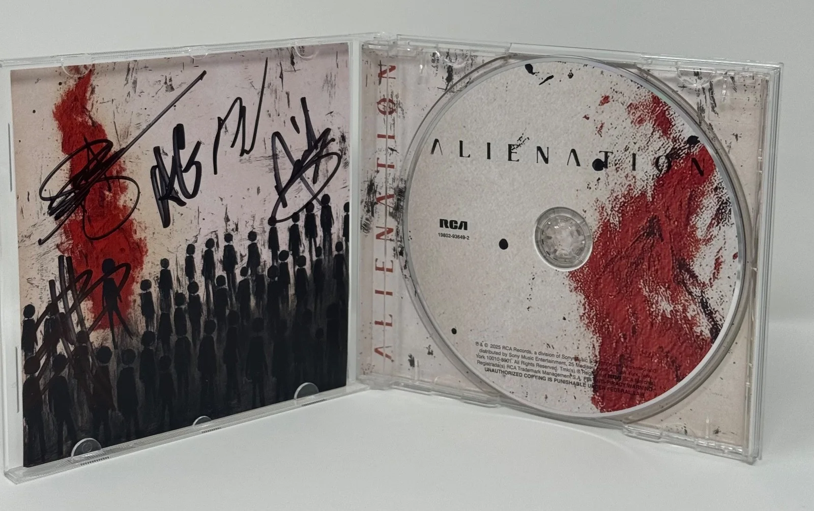 Three Days Grace-SIGNED Alienation CD-Band Signed-SOLD OUT-Sealed-Rare-Autograph, image 5