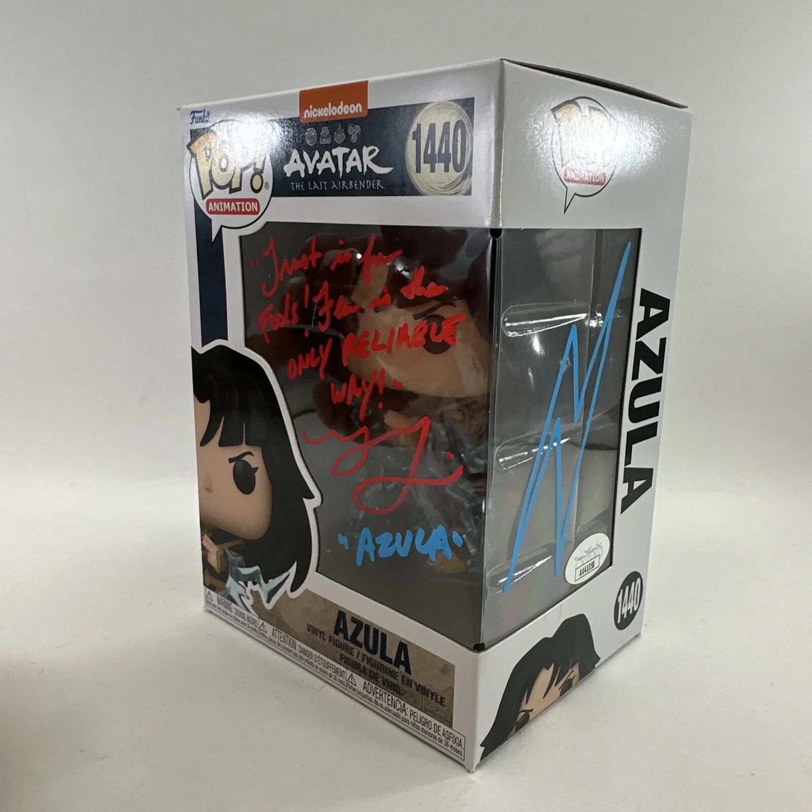 Grey Delisle Griffin — Grey Delisle Signed Autographed Azula Avatar Funko Pop W Quote & Drawing JSA COA, image 4