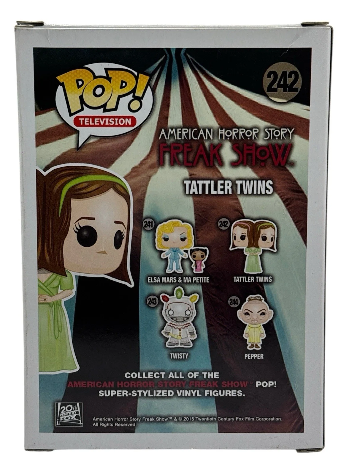 Sarah Paulson — Sarah Paulson Signed American Horror Story Tattler Twins Funko Pop Beckett COA, изображение 2