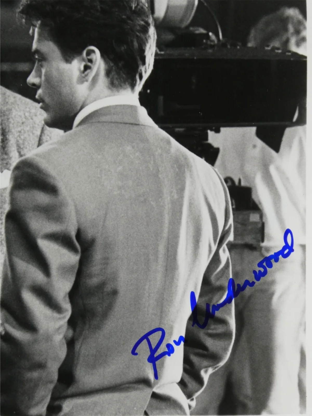 Ron Underwood — Ron Underwood Signed B&W 8x10 Promo Photo Heart And Souls Autographed, изображение 2