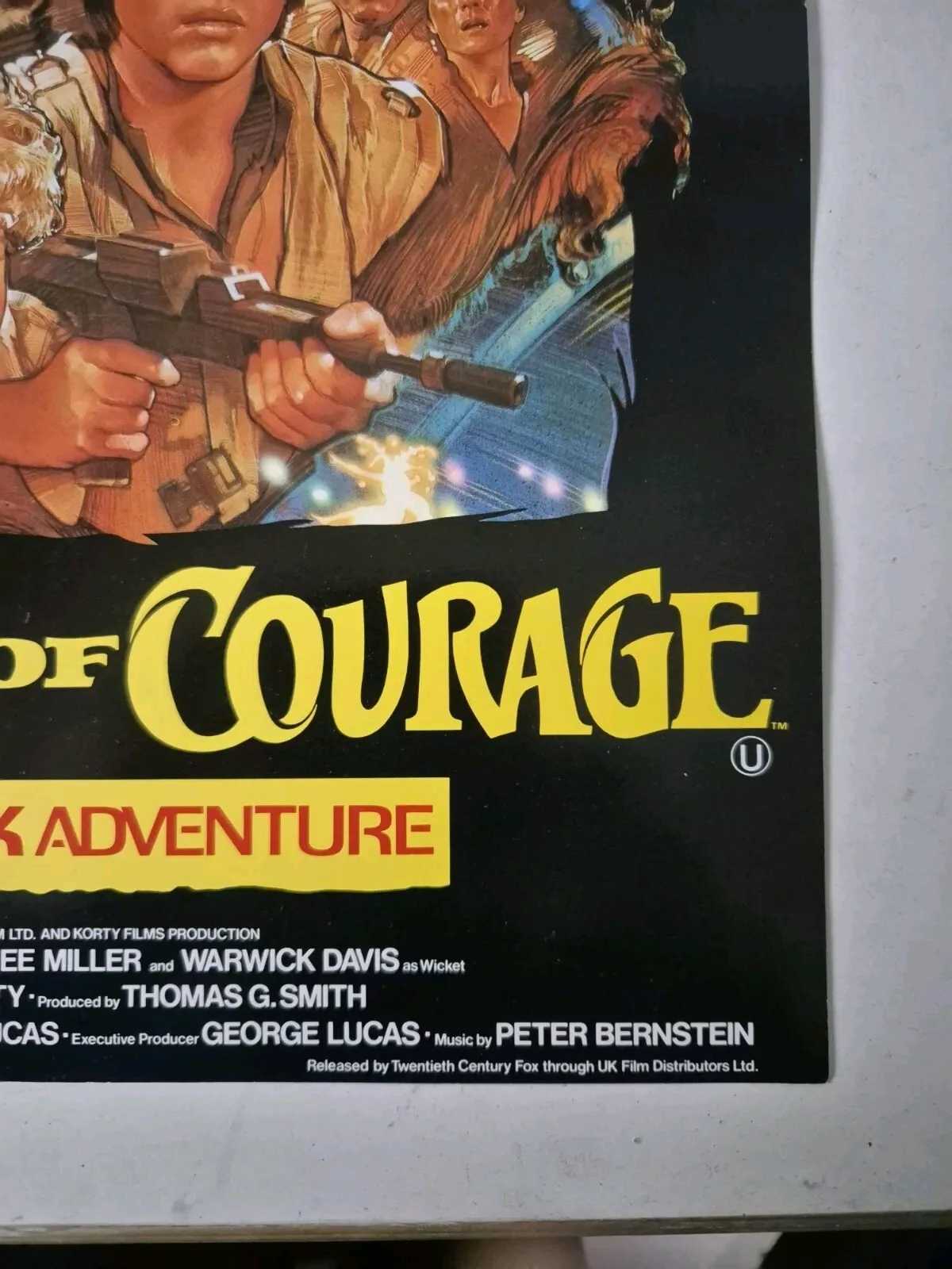 Star Wars Caravan Of Courage An Ewok Adventure Promotional Poster 1984, изображение 2