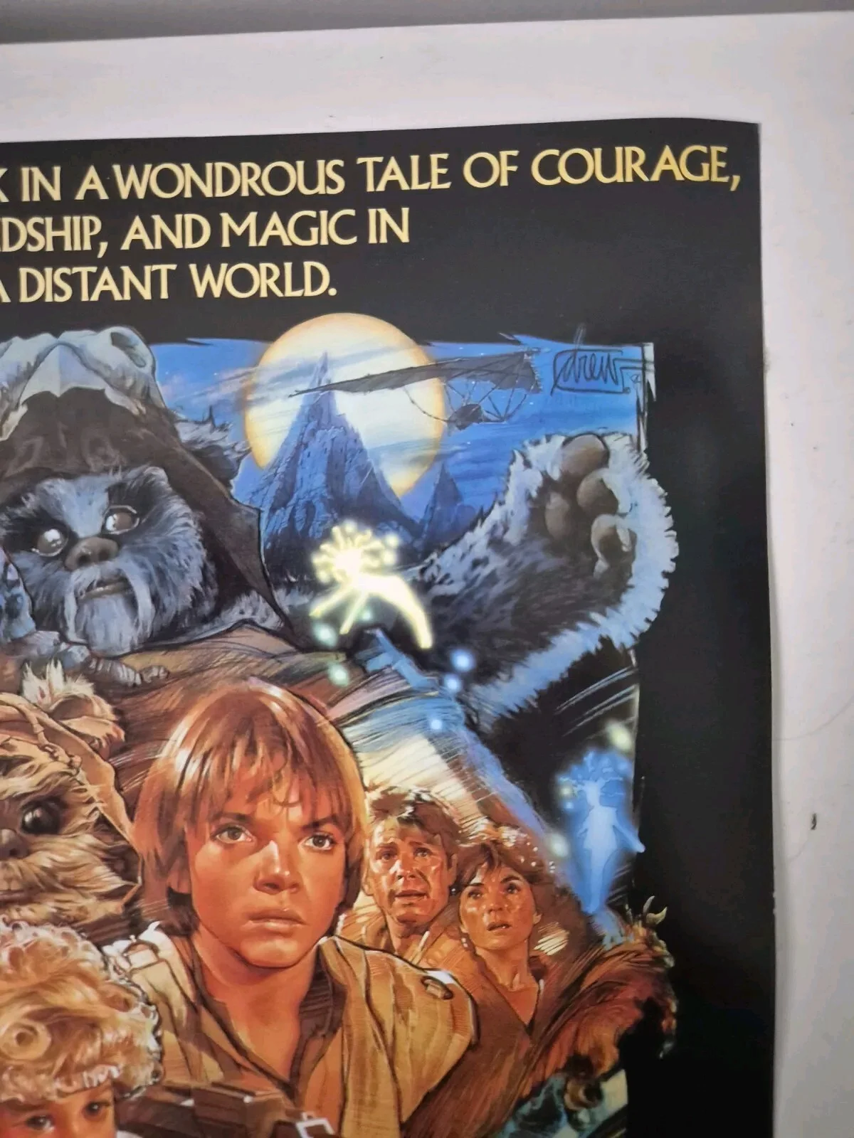 Star Wars Caravan Of Courage An Ewok Adventure Promotional Poster 1984, изображение 4
