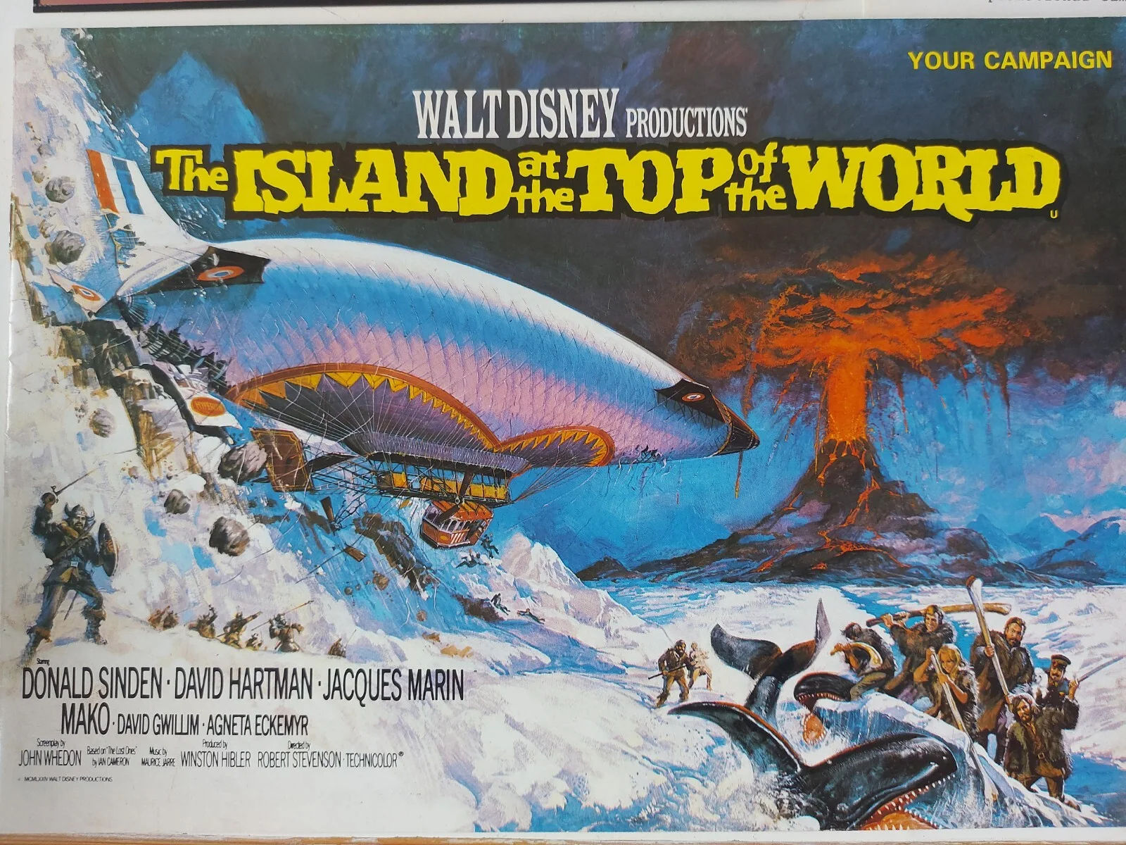 Disney The Island At The Top Of The World Transparency & Internal Letter, изображение 2