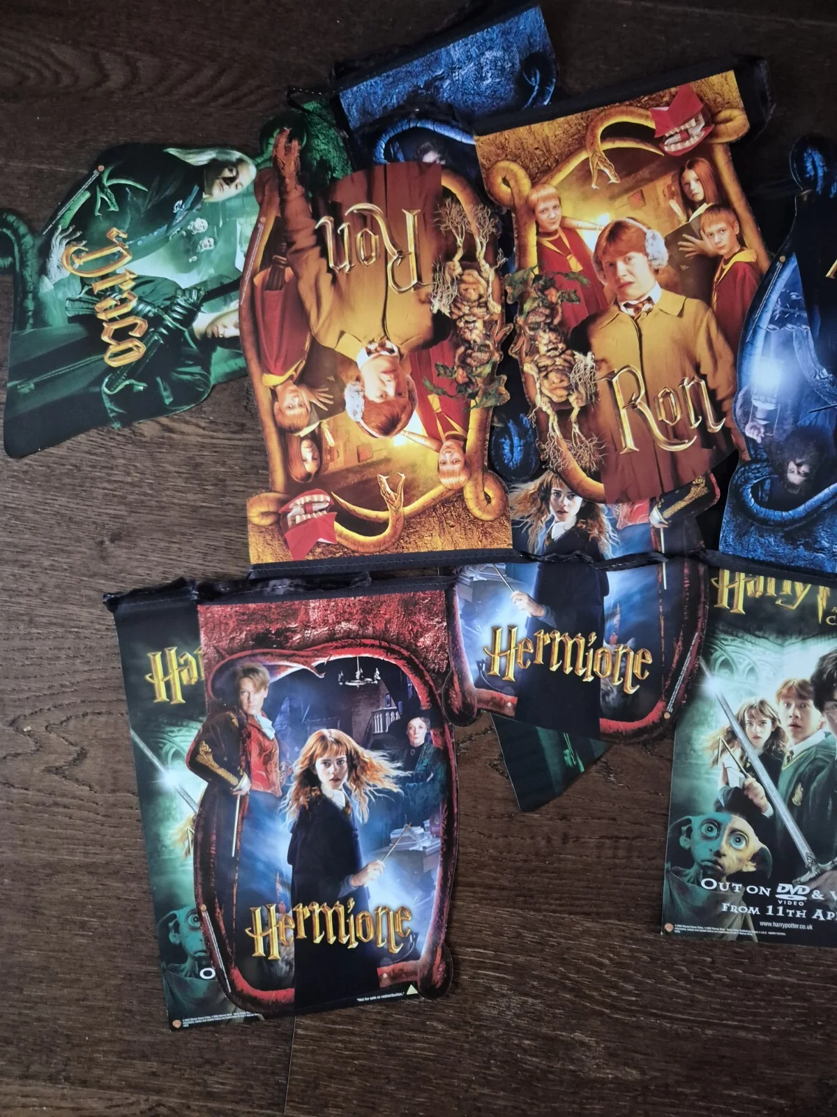 Harry Potter & The Chamber Of Secrets Original Bunting Banner 6.5m 2003, изображение 2