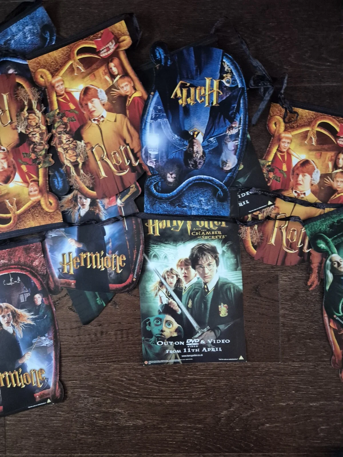 Harry Potter & The Chamber Of Secrets Original Bunting Banner 6.5m 2003, изображение 3
