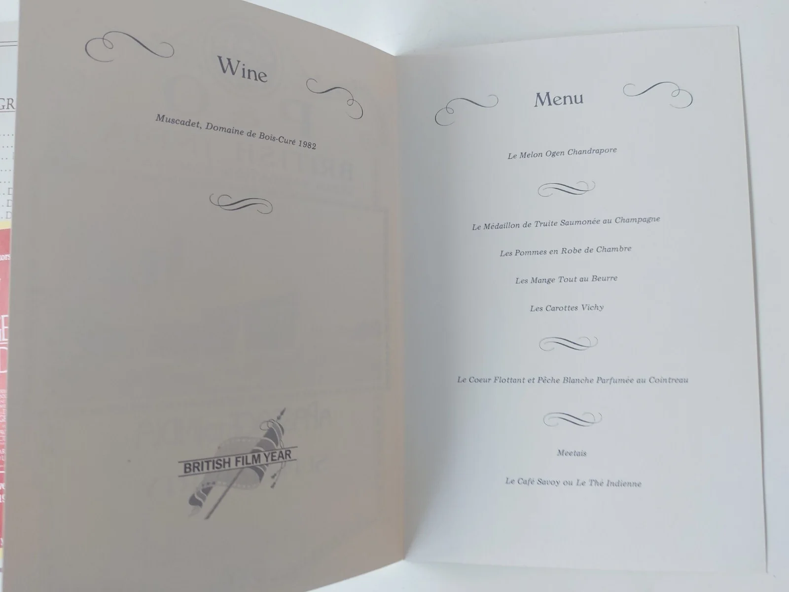 Passage To India 1984 Replica Passport Supper Party Invitation Menu + Ticket etc, изображение 5
