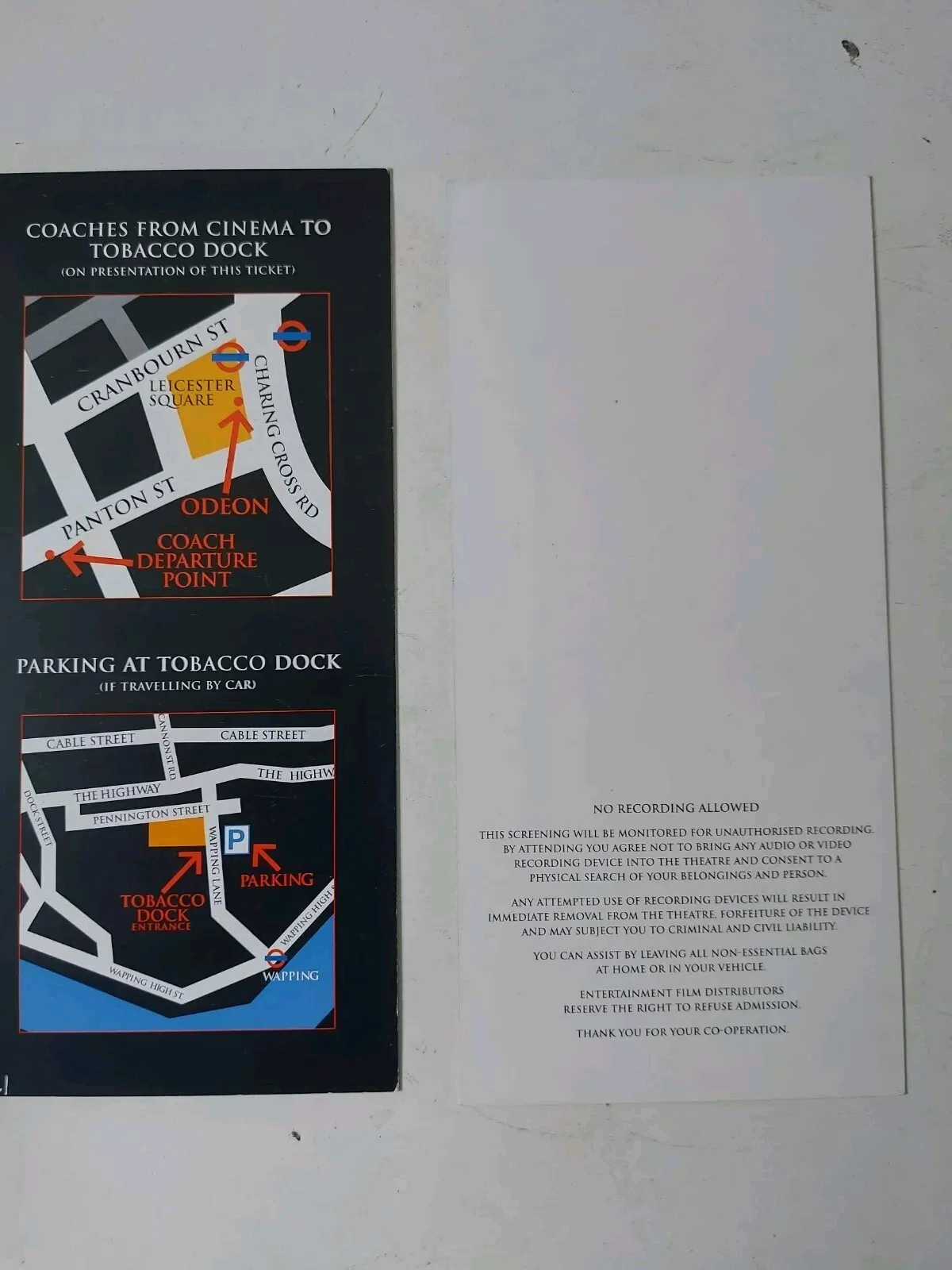 The Golden Compass 2007 World Premiere & After Party Ticket Rare Phillip Pullman, изображение 5
