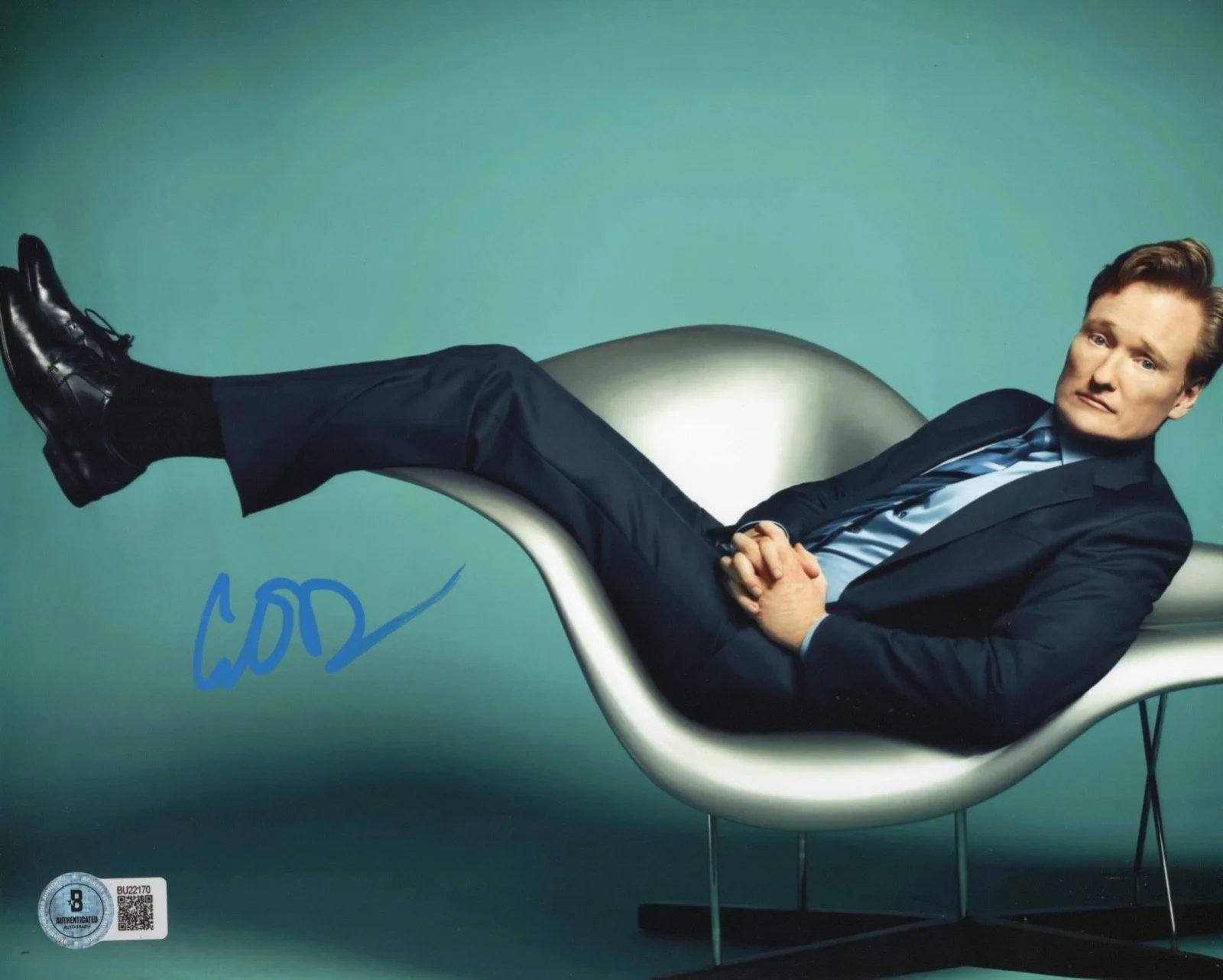 Conan O'Brien — Conan O'Brien Autographed Signed LATE NIGHT Talk Show 8x10 Photo Beckett BAS COA