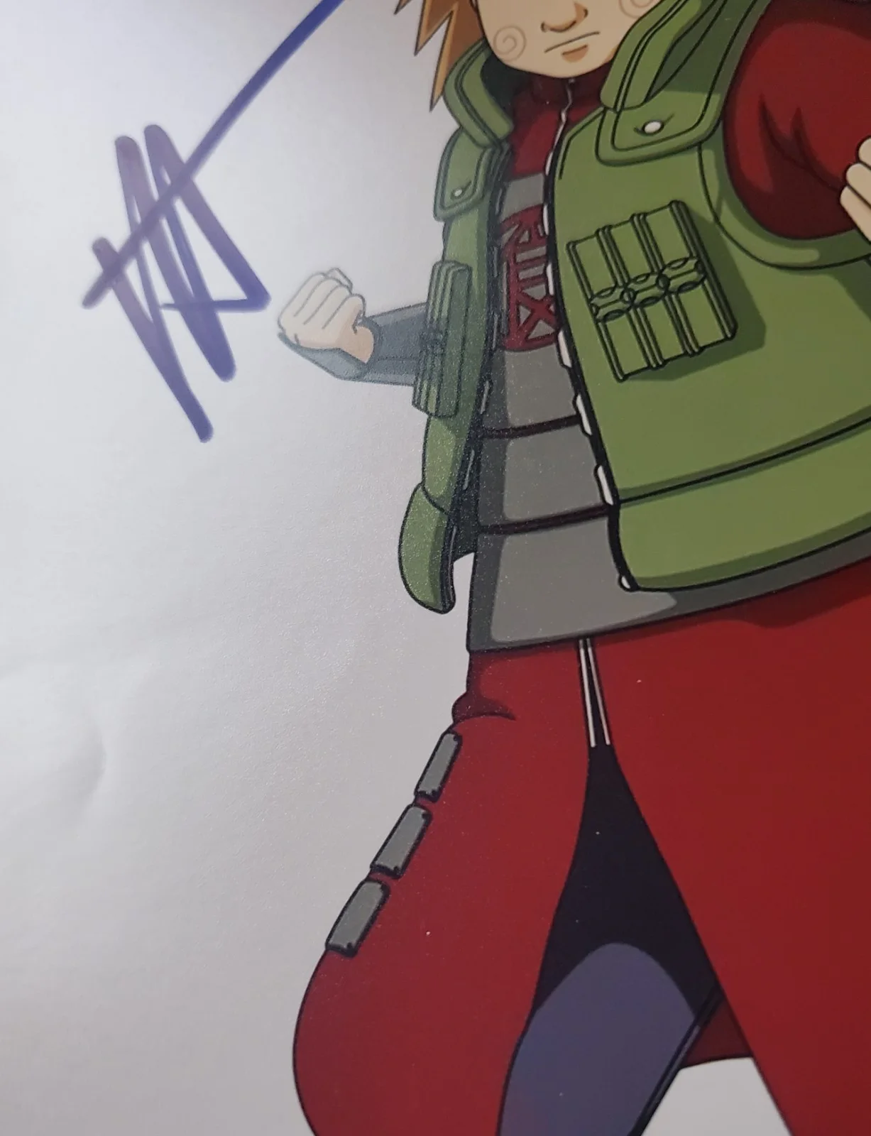 Robbie Rist — SIGNED 8x10 - ROBBIE RIST as Choji in "NARUTO SHIPPUDEN" AUTOGRAPHED Voice Photo, image 3