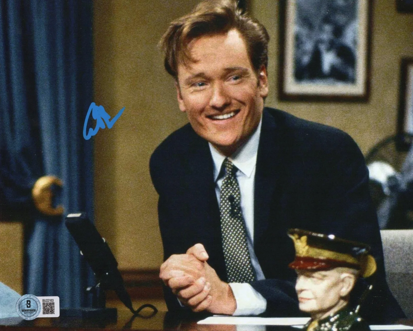 Conan O'Brien — Conan O'Brien Autographed Signed LATE NIGHT Talk Show 8x10 Photo Beckett BAS COA