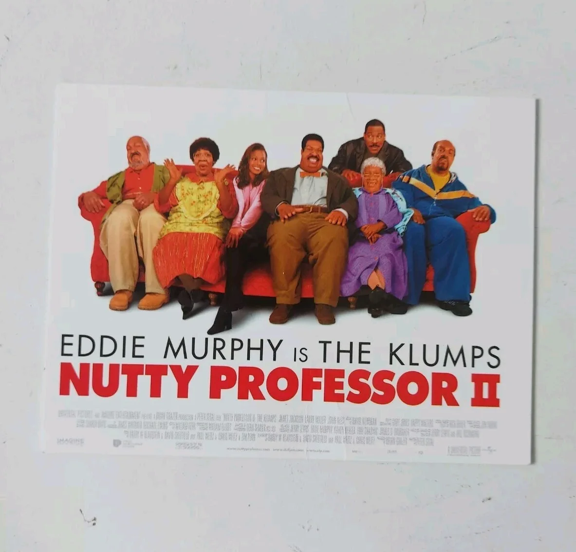 Nutty Professor II: The Klumps Multi Media Screening Ticket Rare Eddie Murphy, image 2