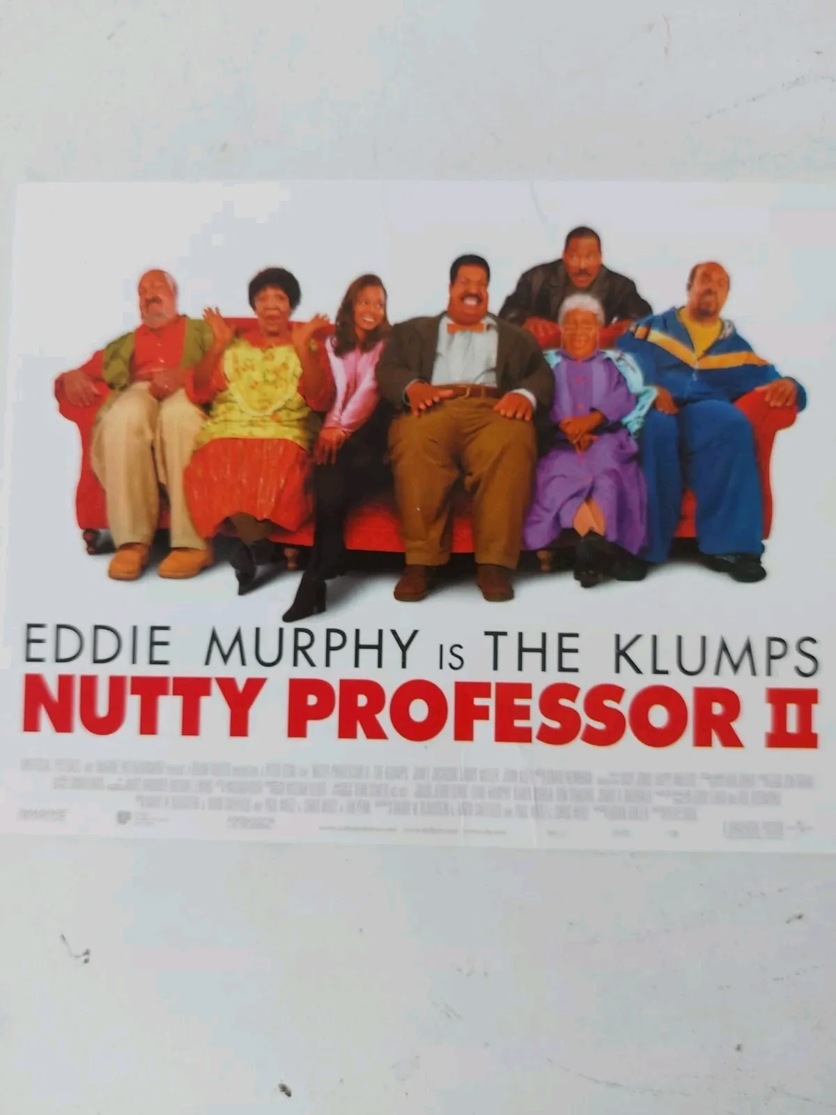 Nutty Professor II: The Klumps Multi Media Screening Ticket Rare Eddie Murphy, image 3