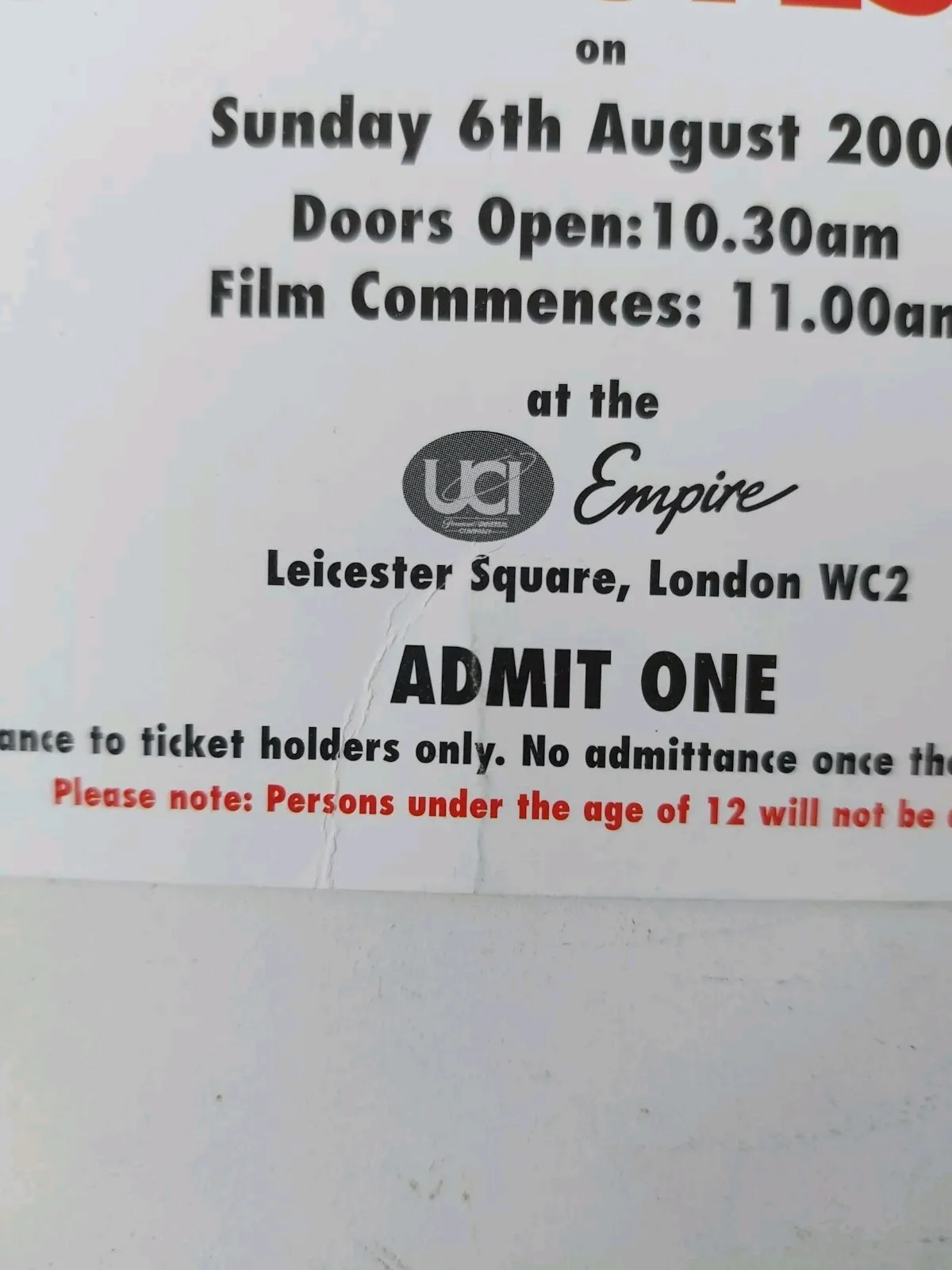 Nutty Professor II: The Klumps Multi Media Screening Ticket Rare Eddie Murphy, image 5