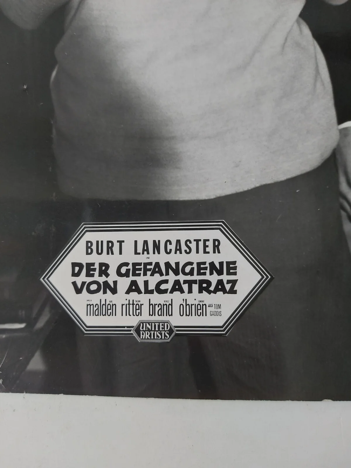 Birdman Of Alcatraz 1962 German FSK Lobby Card Burt Lancaster Vintage Rare, изображение 3