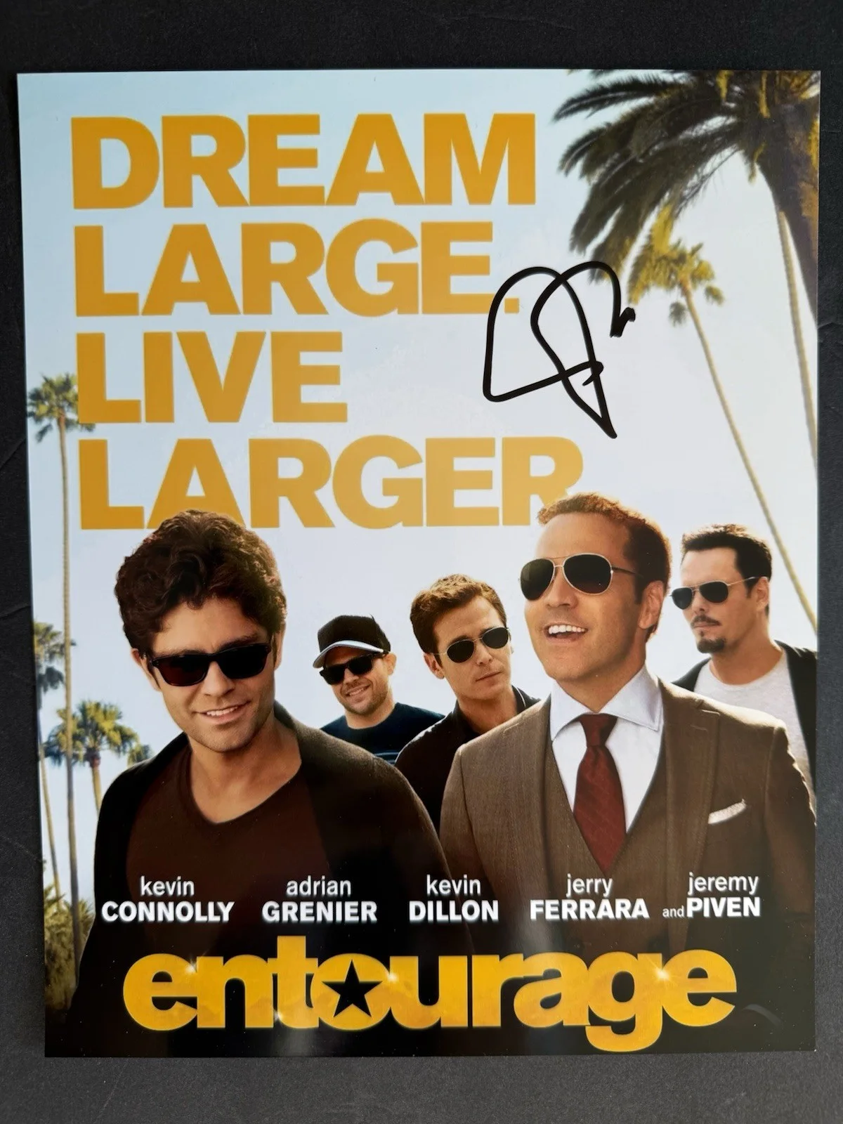 Jeremy Piven — Jeremy Piven Autograph 8x10 Photo Signed Entourage Authentic TV Show Actor Auto