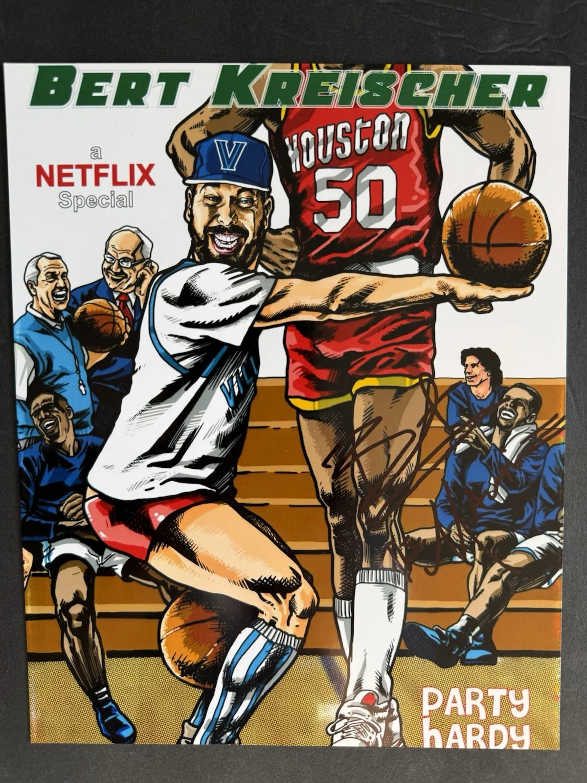 Bert Kreischer — Bert Kreischer Autograph 8x10 Photo Signed Authentic Comedy The Machine Netflix