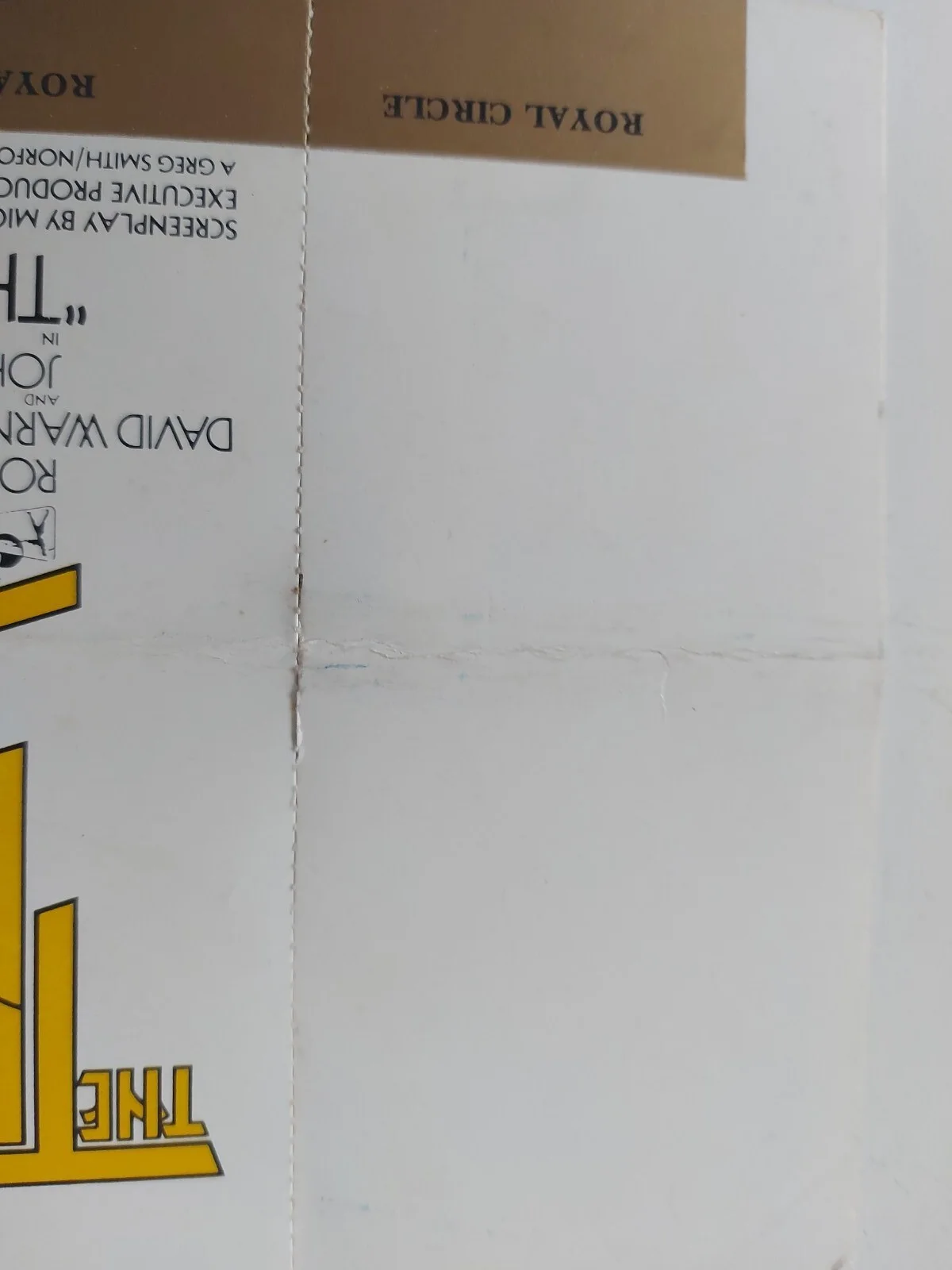 The Thirty Nine Steps 1978 Royal World Charity Premiere Ticket Unused Rare, изображение 2