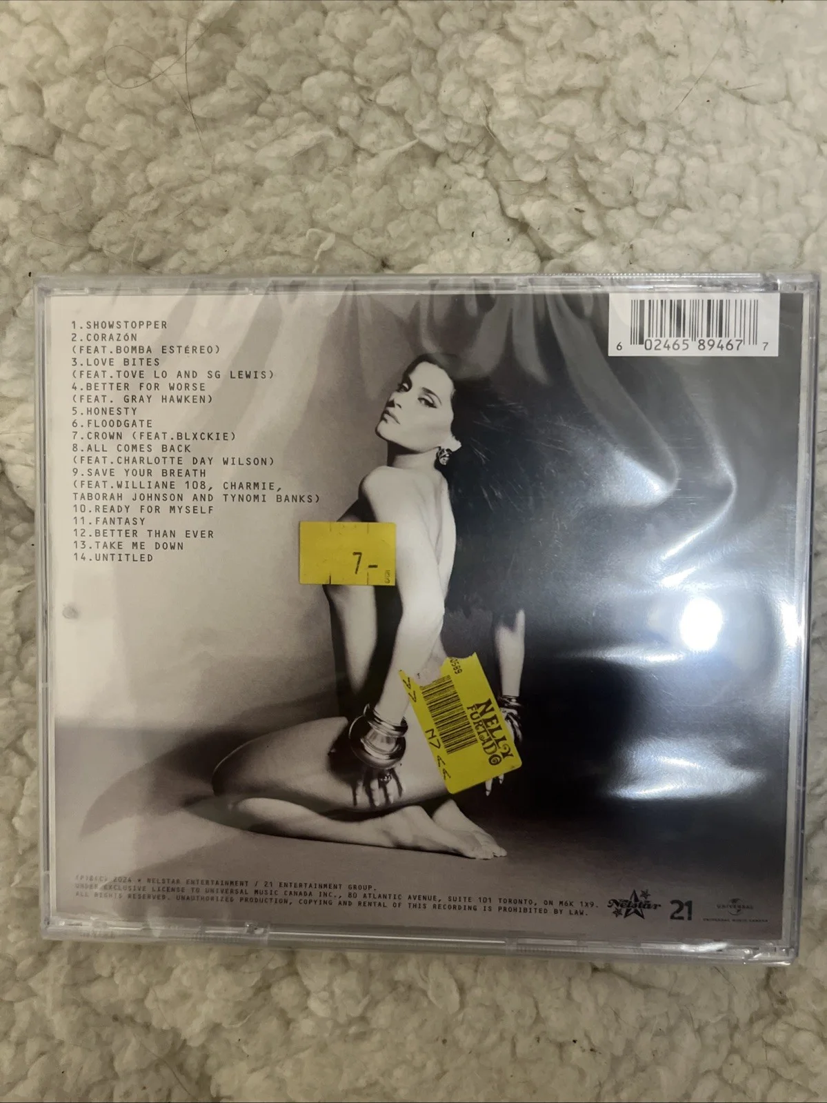 Nelly Furtado 7 CD (2024) Love Bites Signed Autographed Limited Edition, image 2