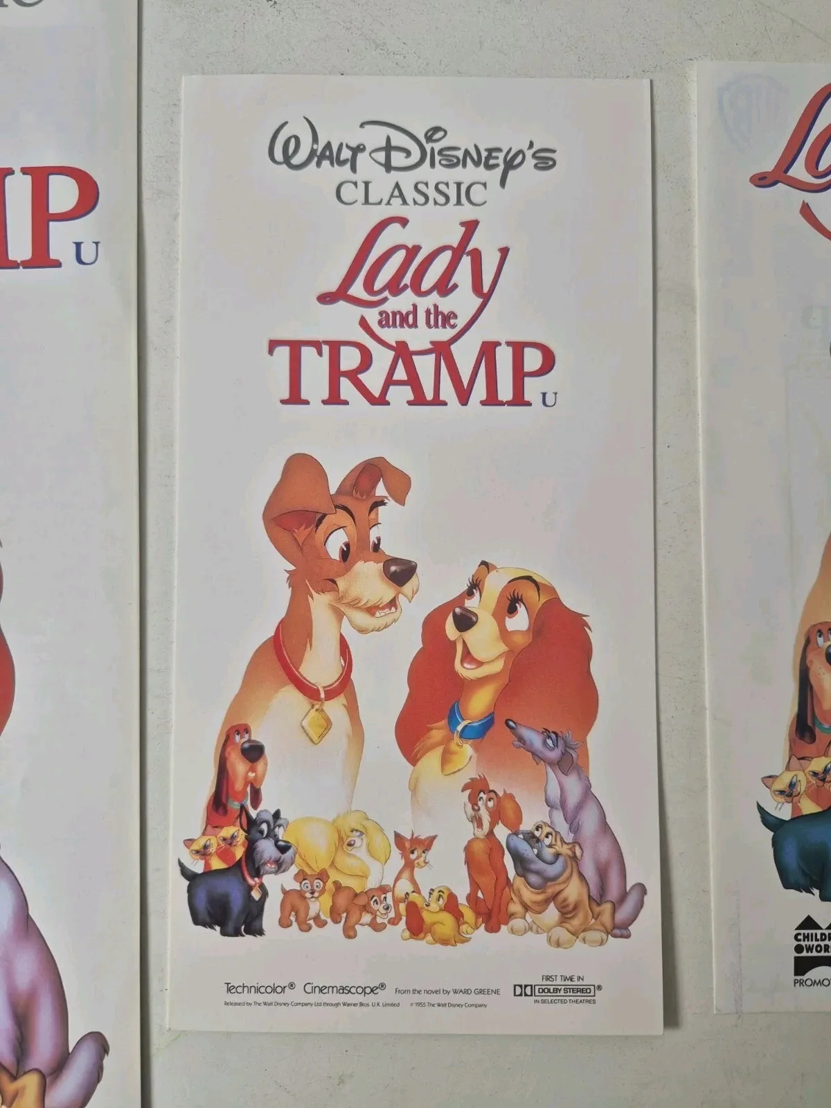 Disney Lady & The Tramp Classic Special Screening Ticket & Flyer & Booklet Rare, image 5