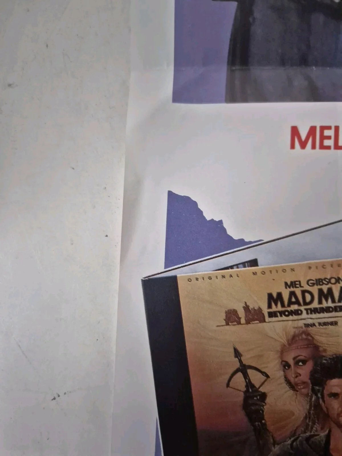 Mad Max Beyond The Thunderdome OST Record Advertising Poster 1985, image 2